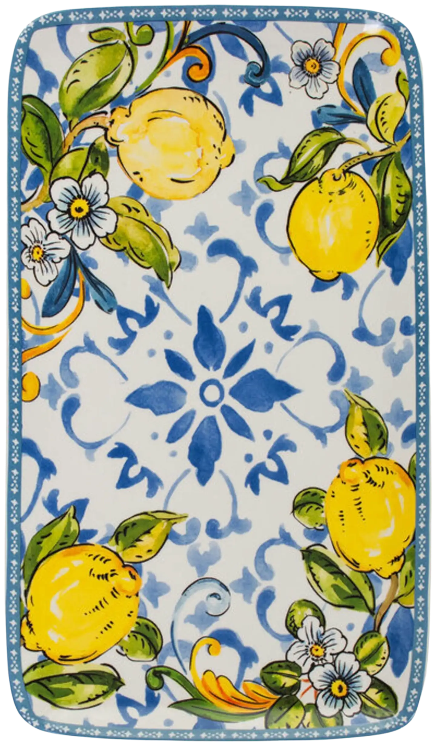 AmandaB Tarjoilulautanen sitruuna 36x21cm