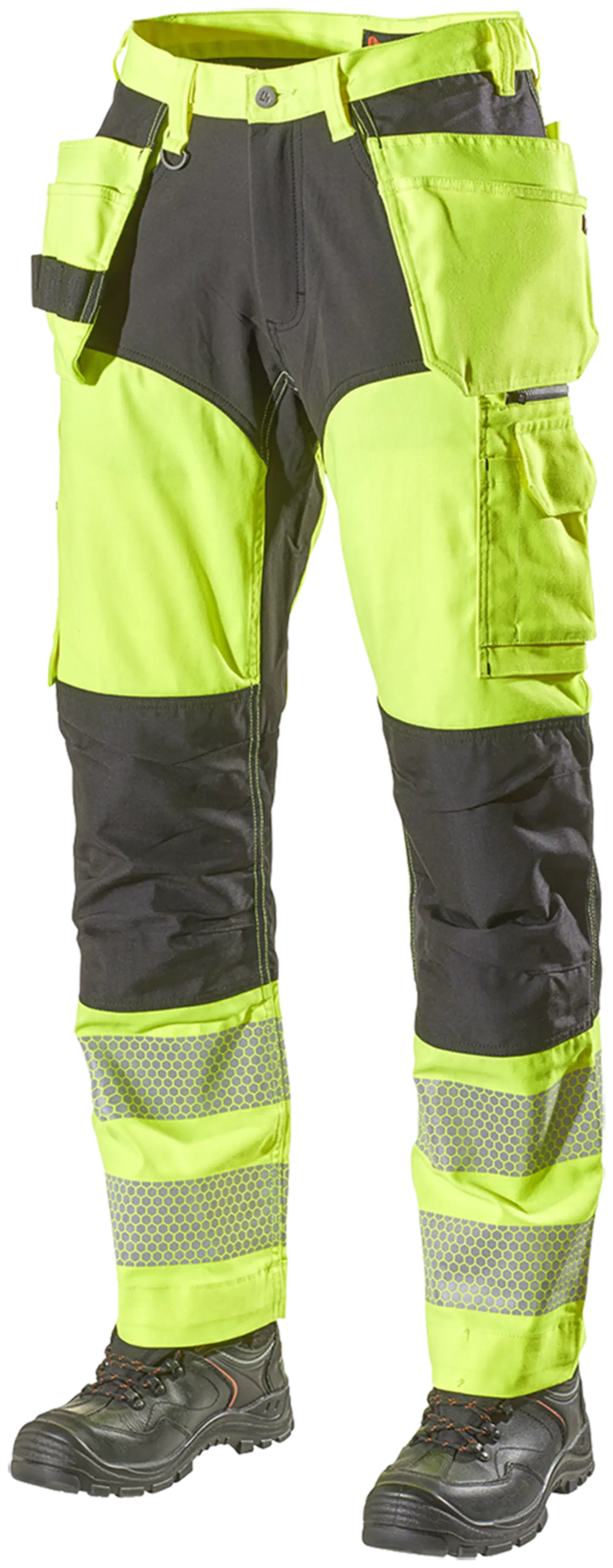 L.brador työhousut 1075pb heavy - kelta/musta - 1