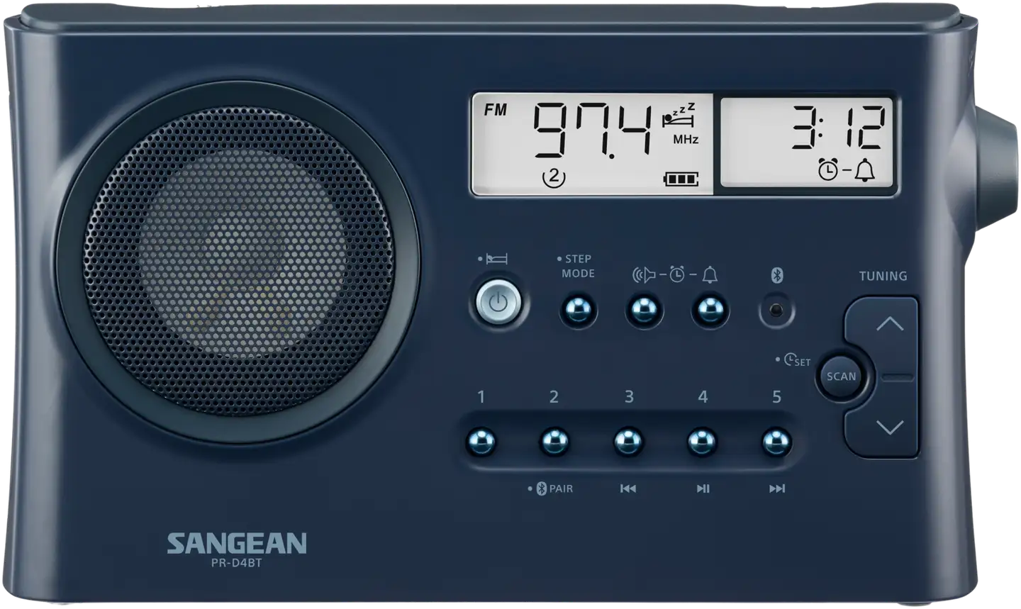 Sangean radio PR-D4BT tummansininen - 2