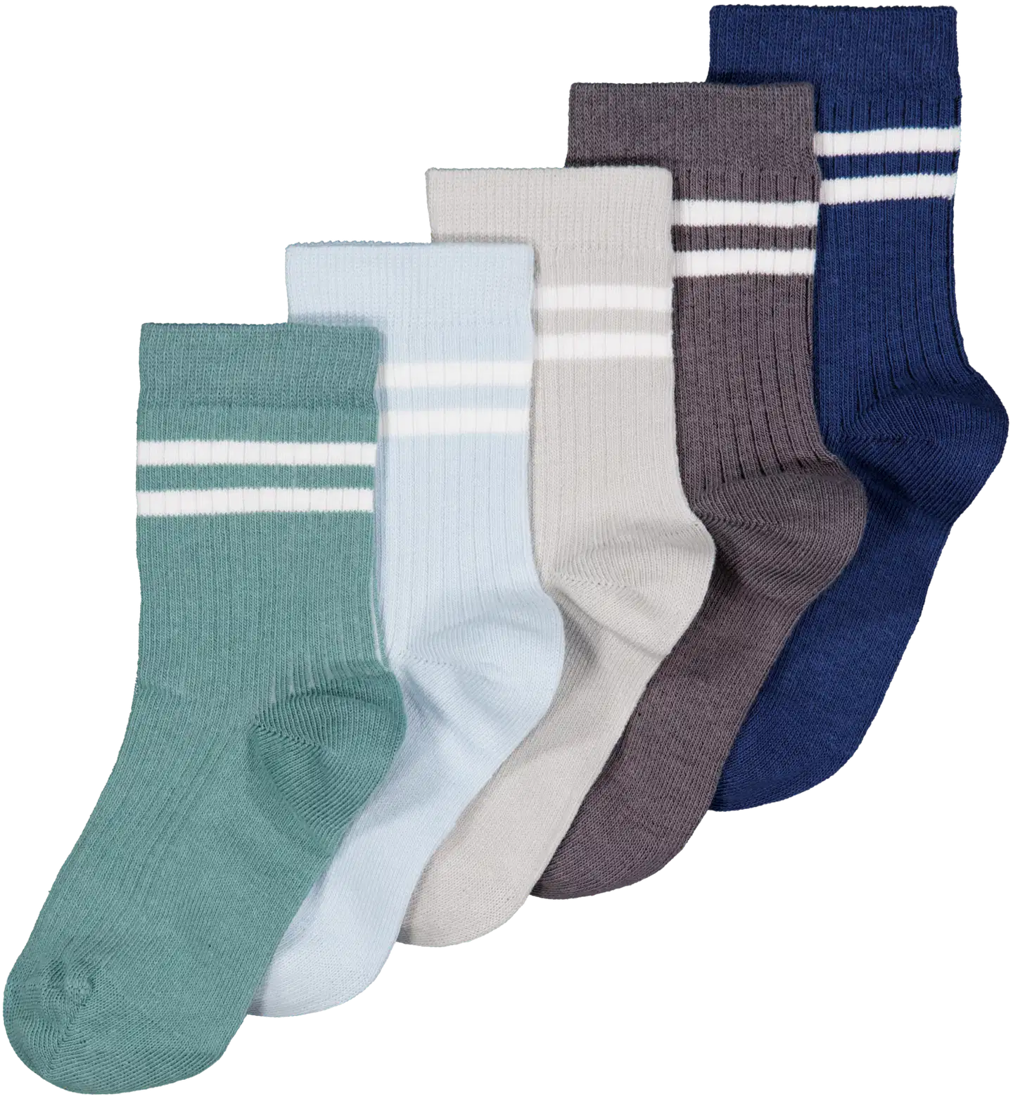 House lasten nilkkasukat 234H260302 5-pack - Blue combo