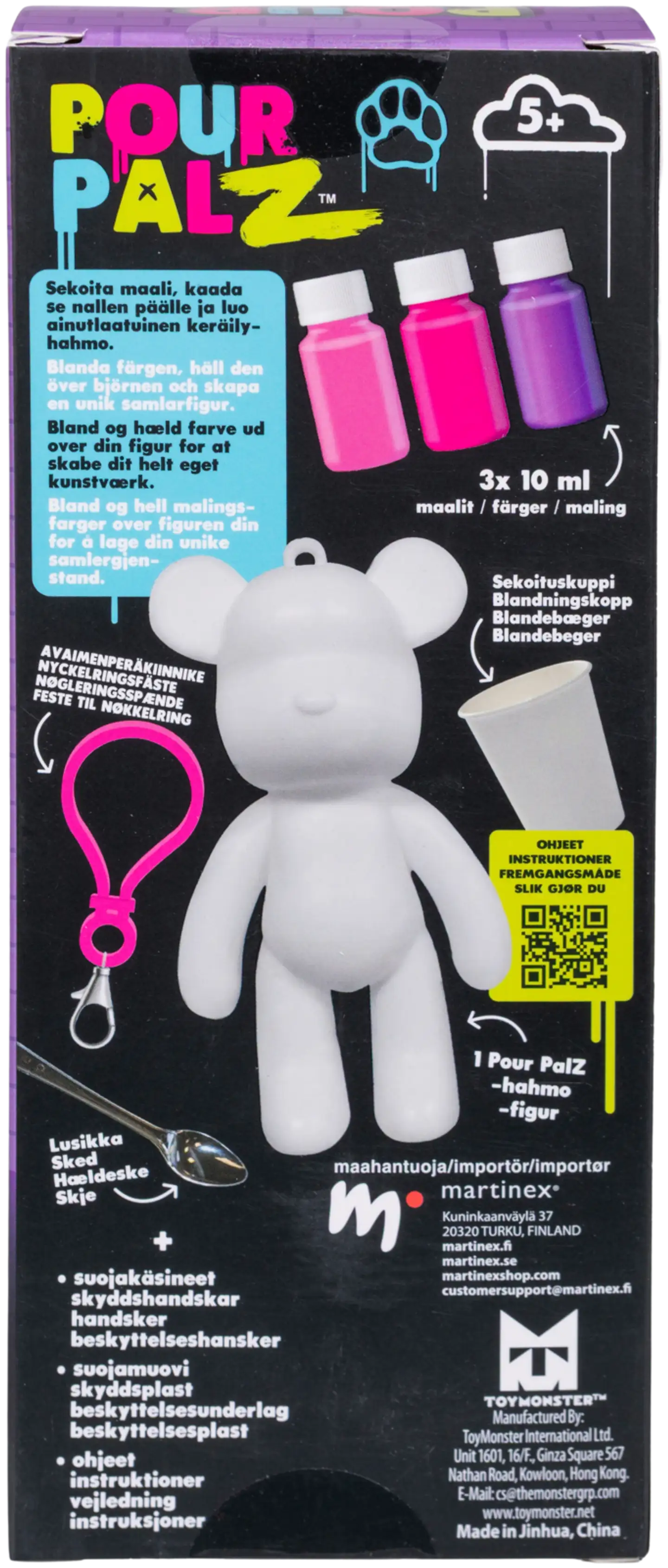 Pour Palz askartelusetti maalaa karhu koukulla lajitelma - 13