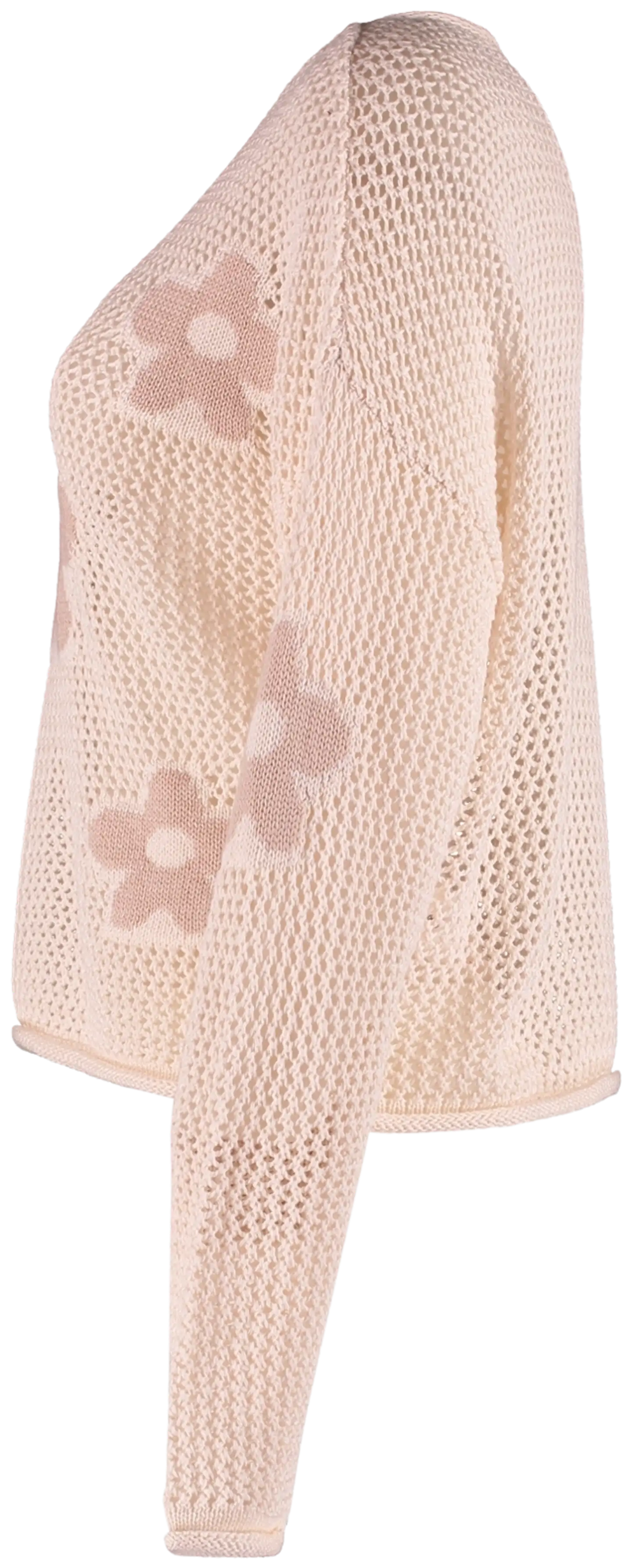 Hailys naisten neule Ma44yla MOT-PR2402063 - beige flower - 2