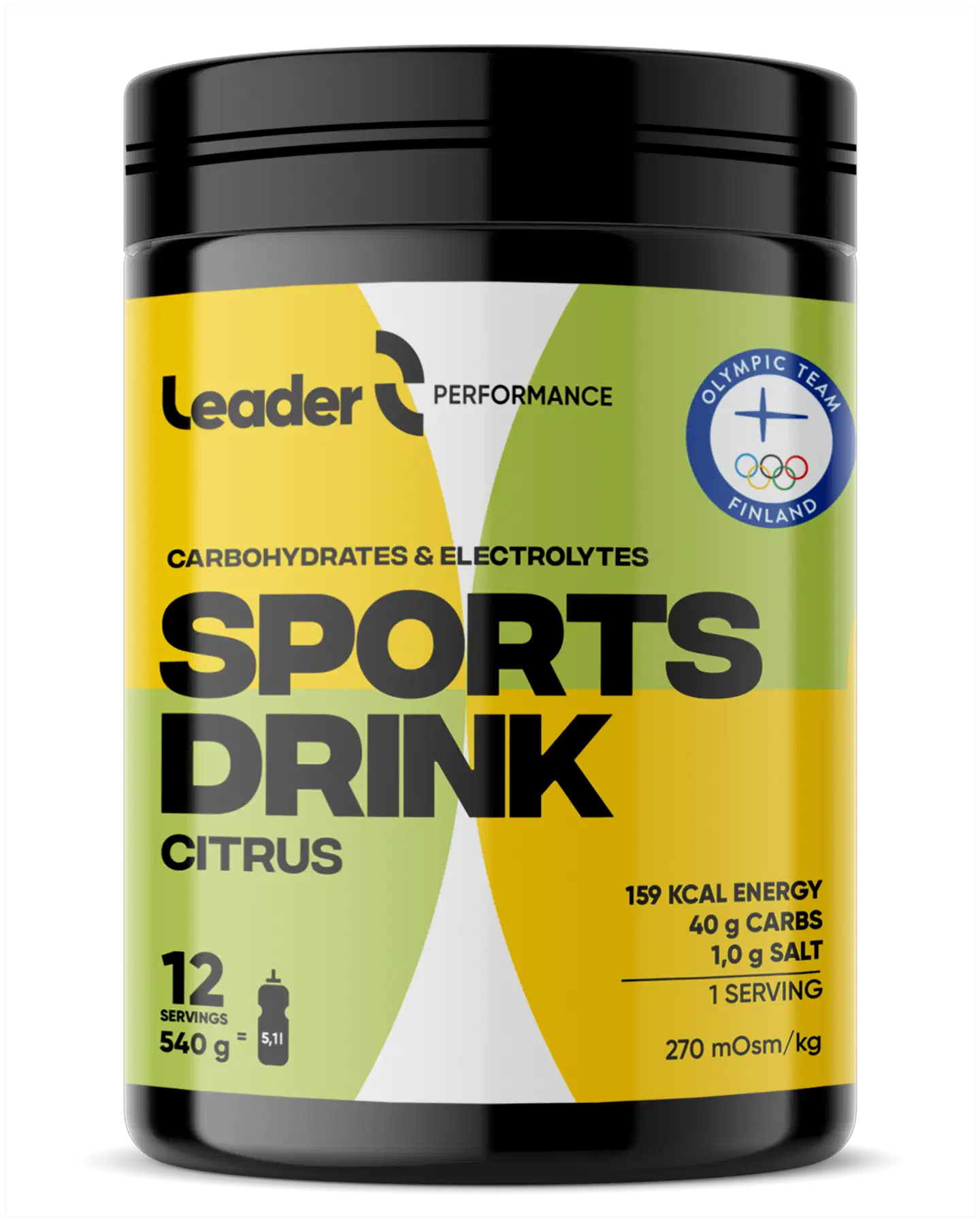 Leader Performance Sports Drink sitruksenmakuinen urheilujuomajauhe 540g