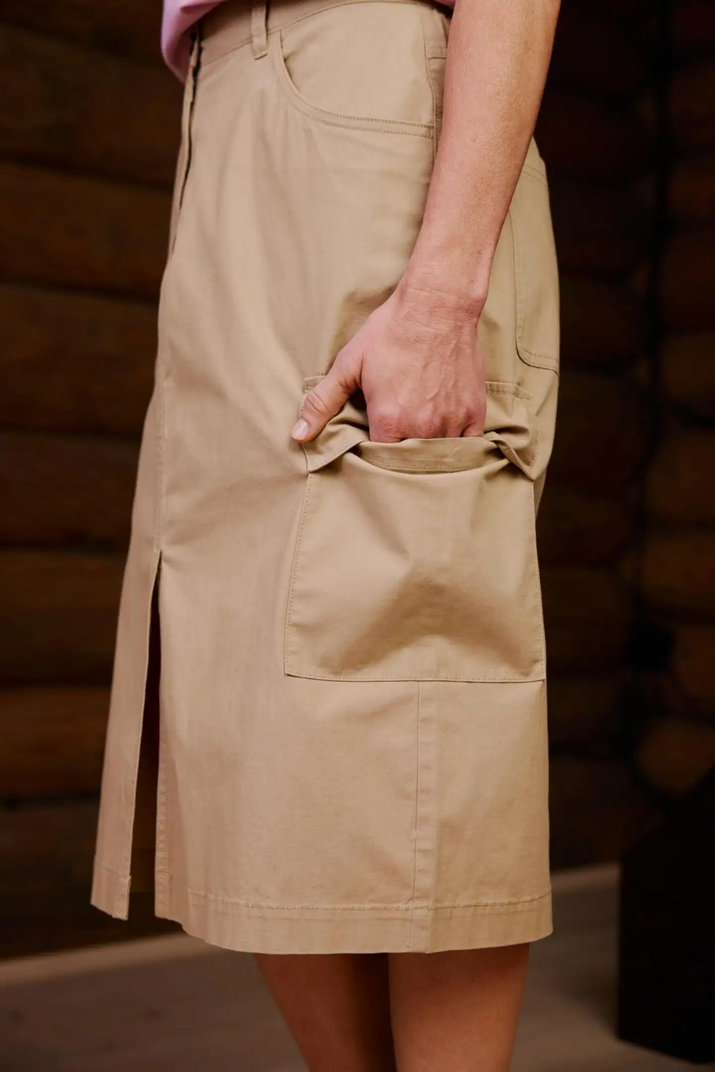 Reino&Aino naisten hame - BEIGE - 6