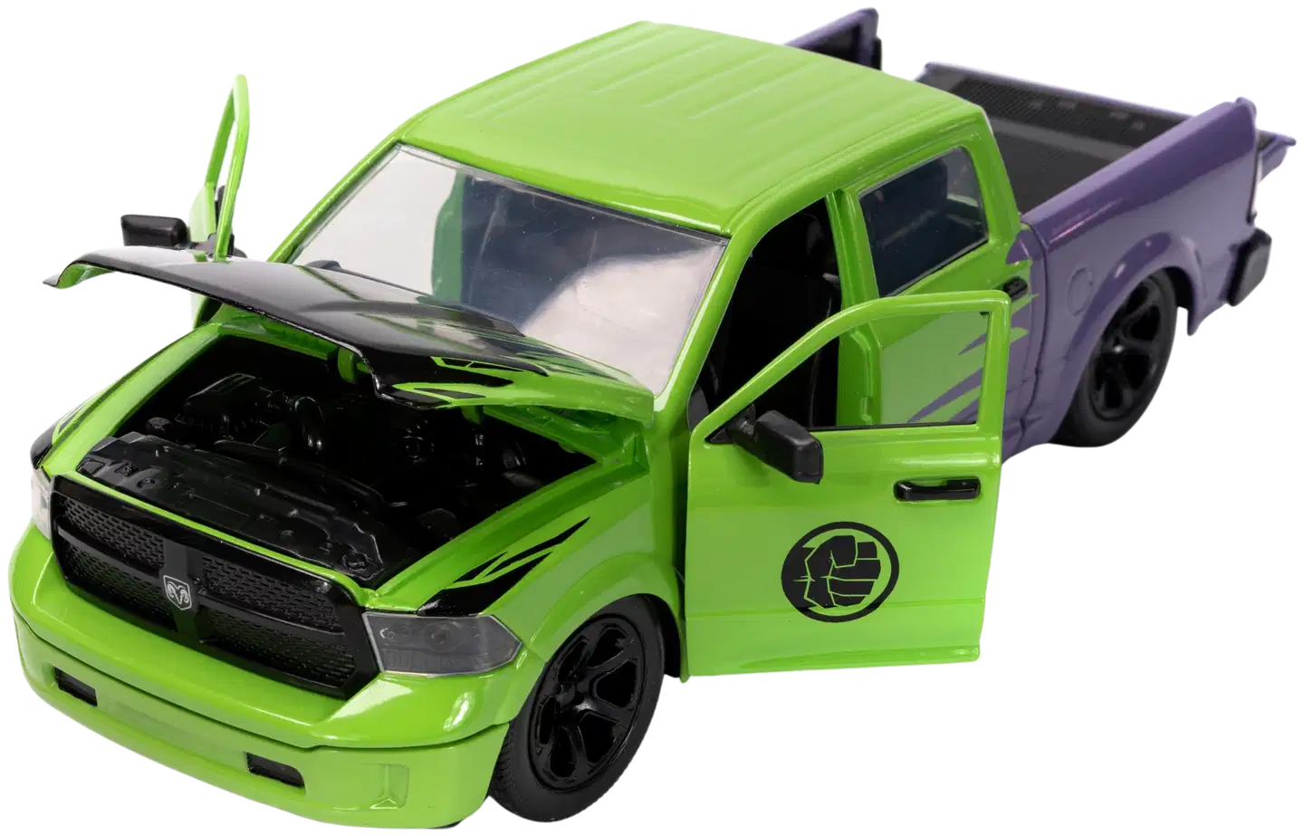 Jada Marvel Hulk ja 2014 Dodge Ram 1500, 20 cm, 1:24, die-cast - 4