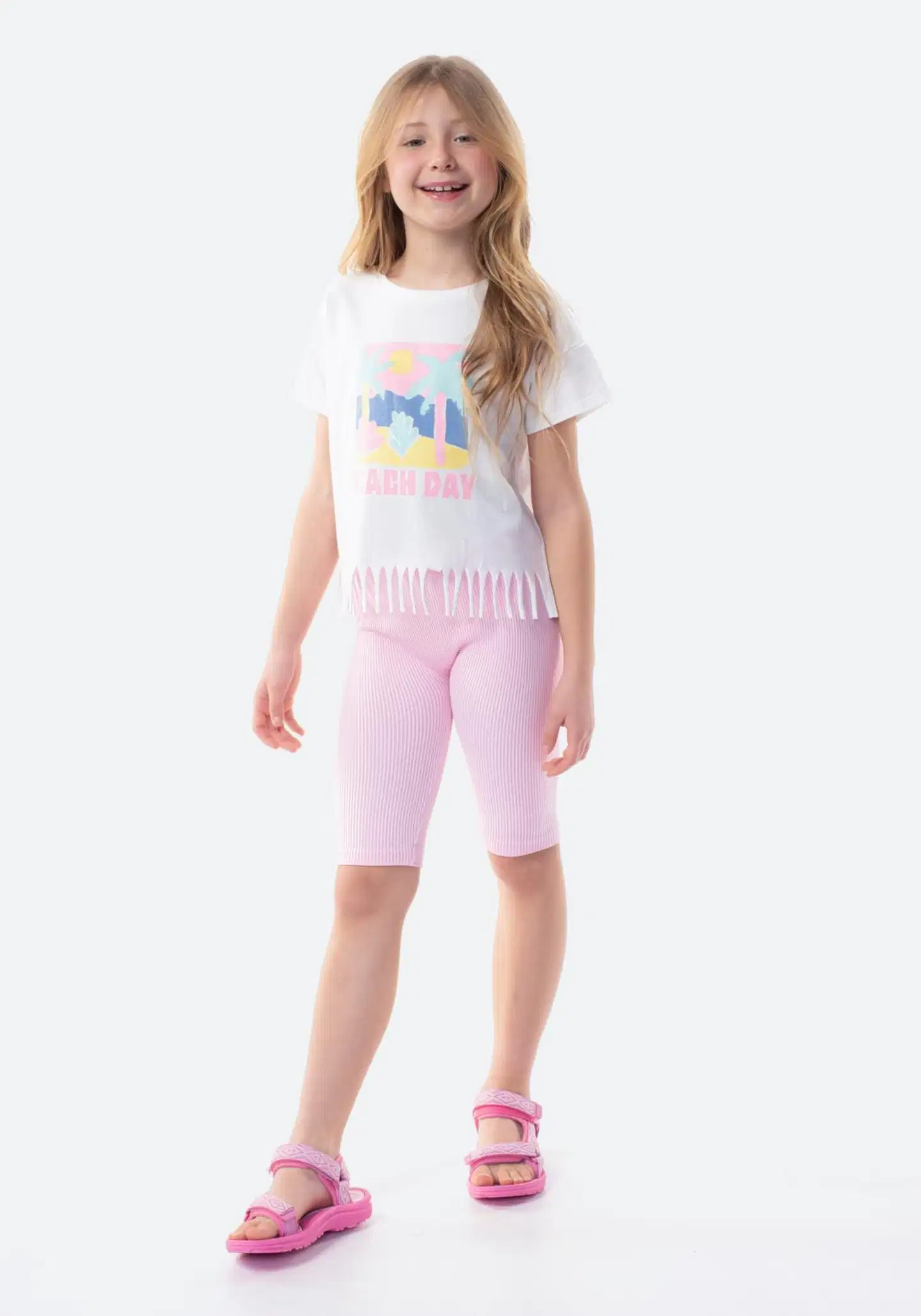 TEX lasten setti hapsut I276290 - POWNDER PINK - 1