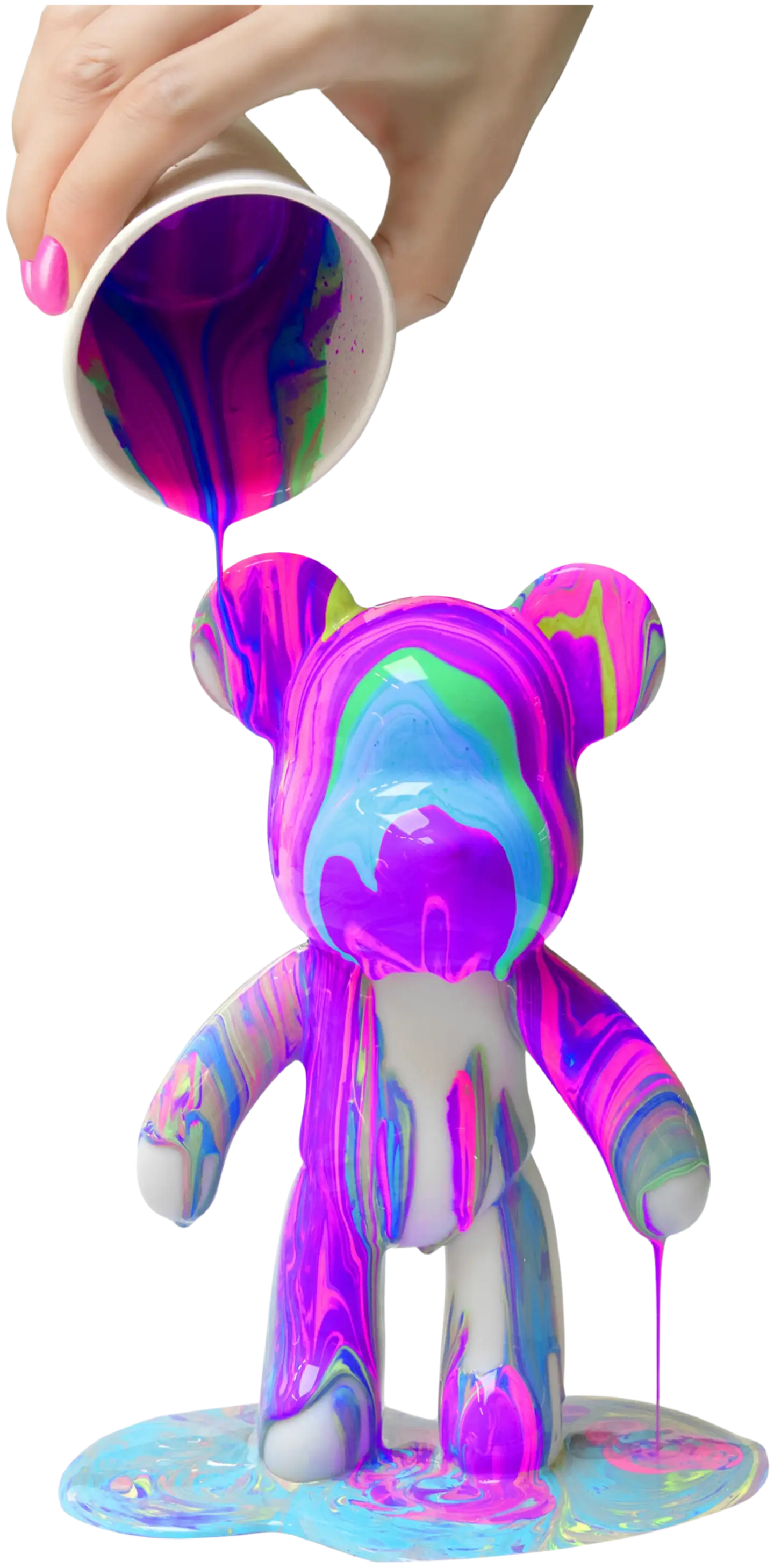Marbleous Marble Bear Pouring Kit - 7