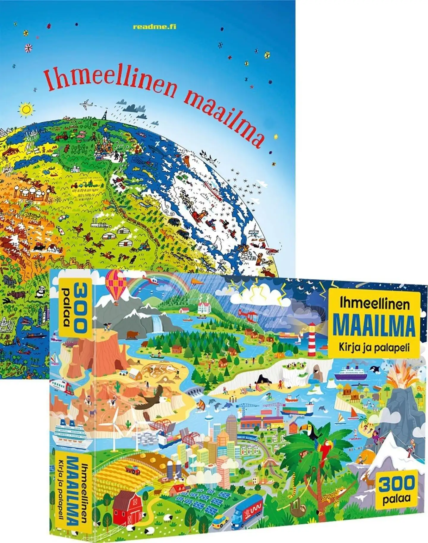 Daynes, Ihmeellinen maailma - Kirja ja palapeli