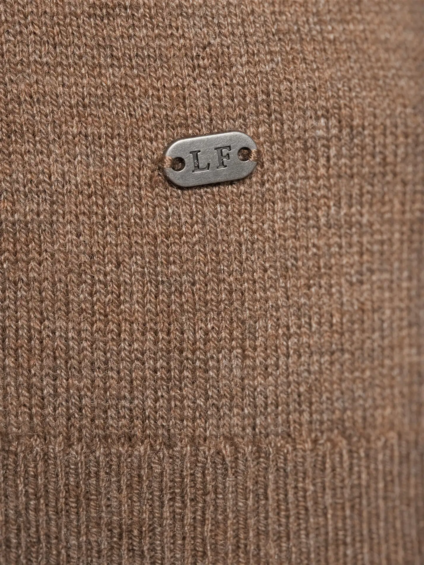 London Fog naisten lyhythihainen merinoneule 213L263601 - beige - 5