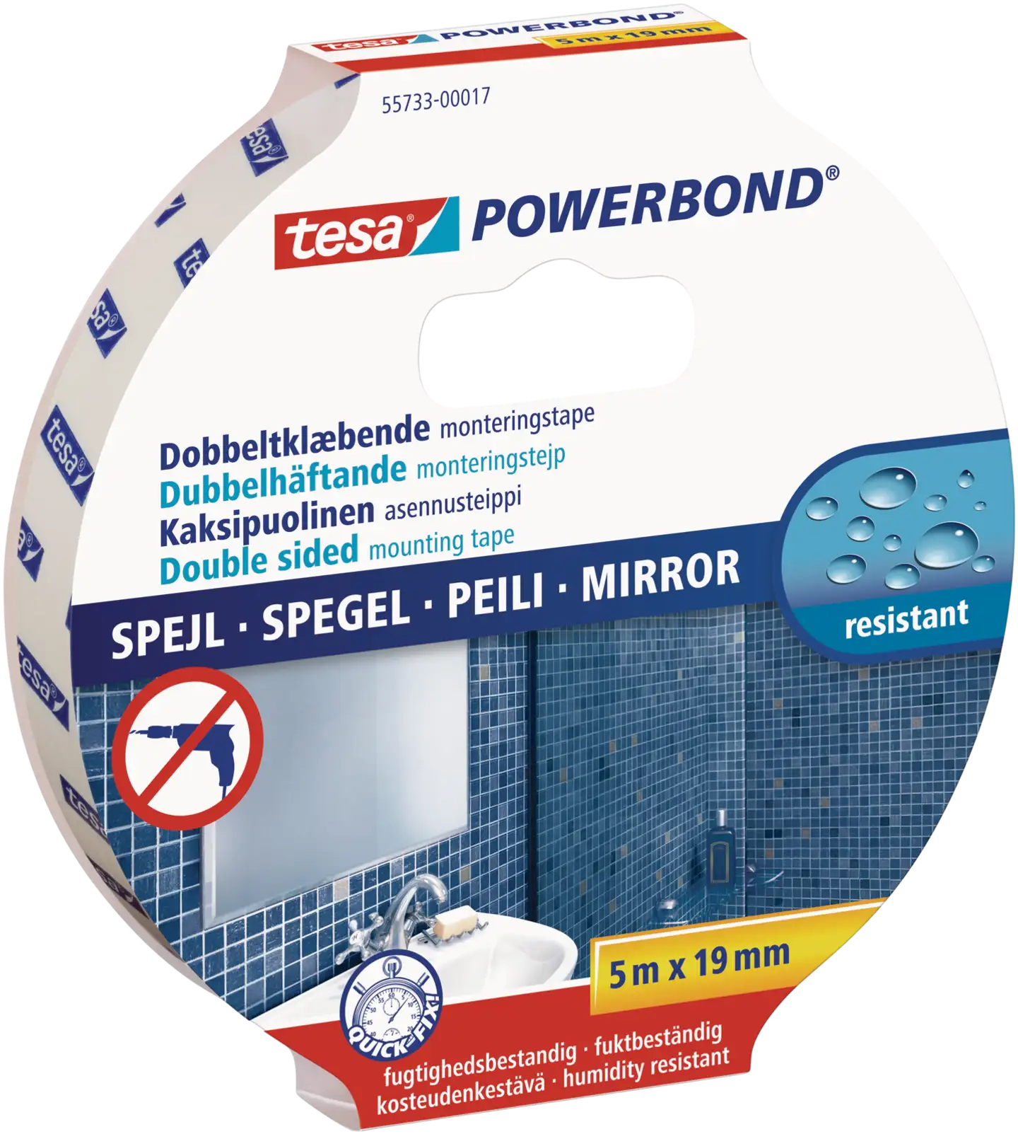 Tesa asennusteippi powerbond kaksipuoleinen