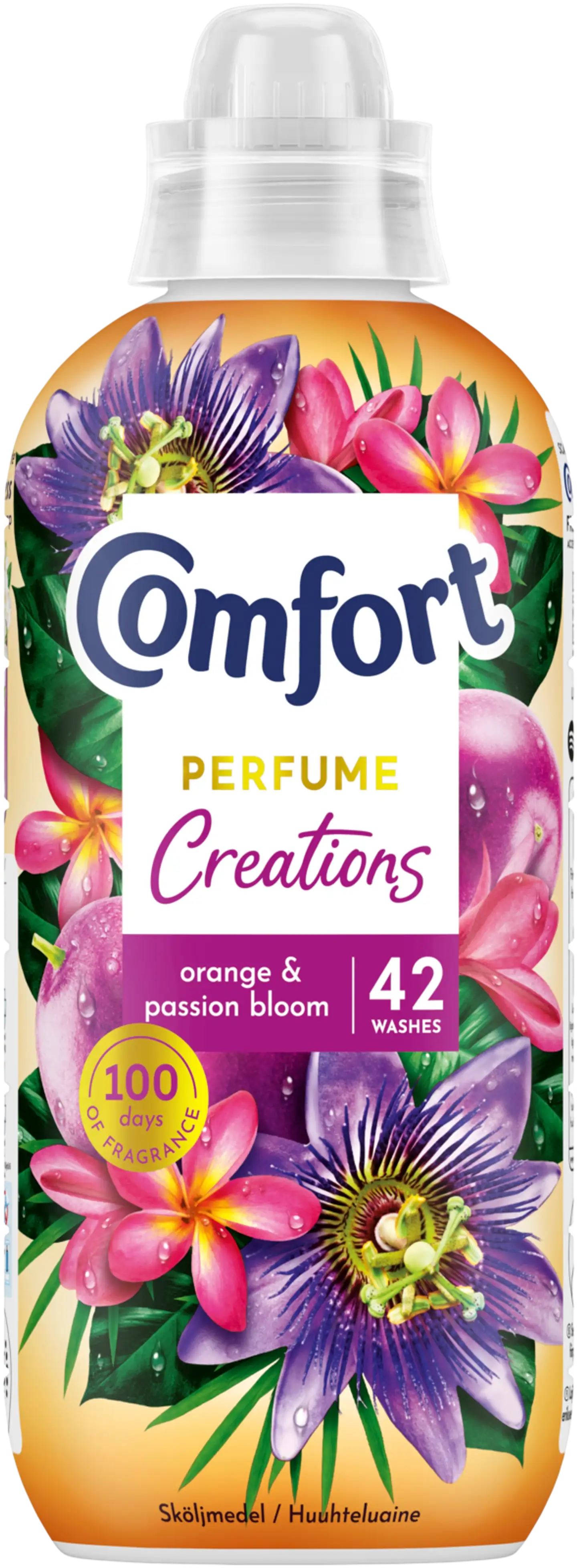 Comfort orange & passion bloom Huuhteluaine Pitkäkestoinen tuoksu 762 ml