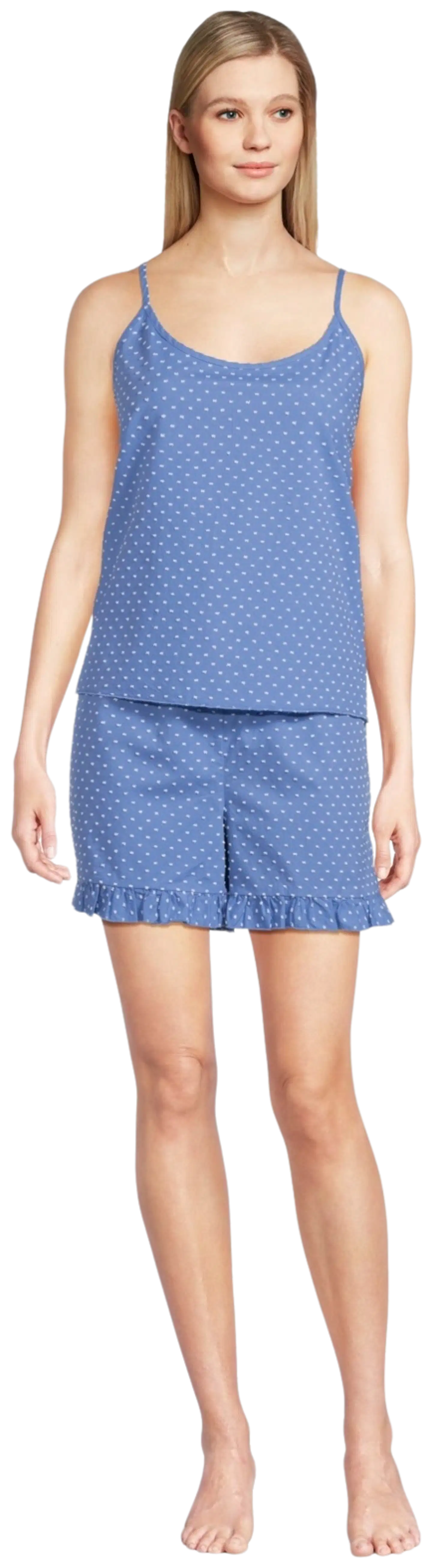 TEX naisten shortsipyjama I279944 - BLUE DARK - 1