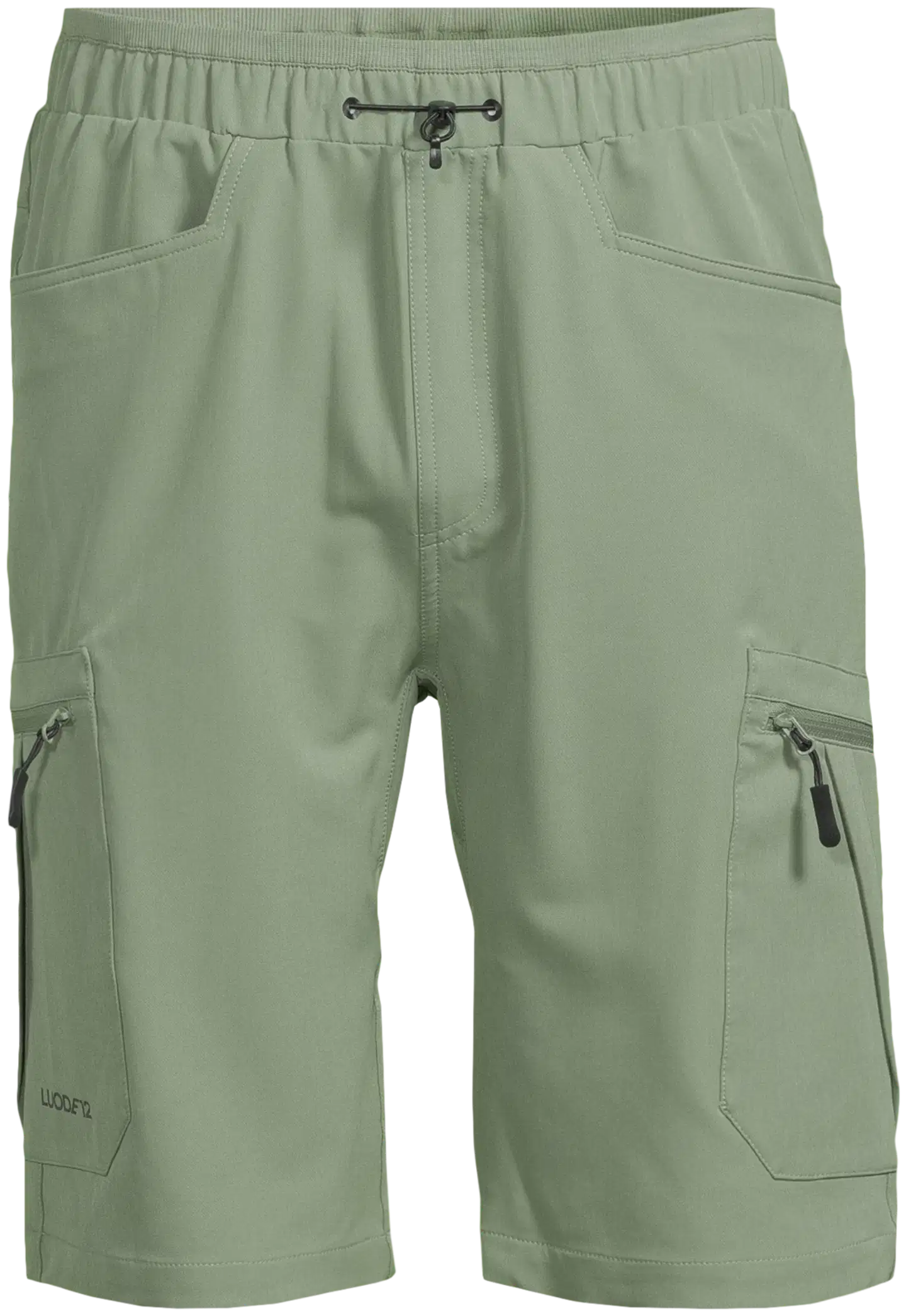 Luode12 miesten retkeilyshortsit loose-fit 204L182654 - Oil Green - 2