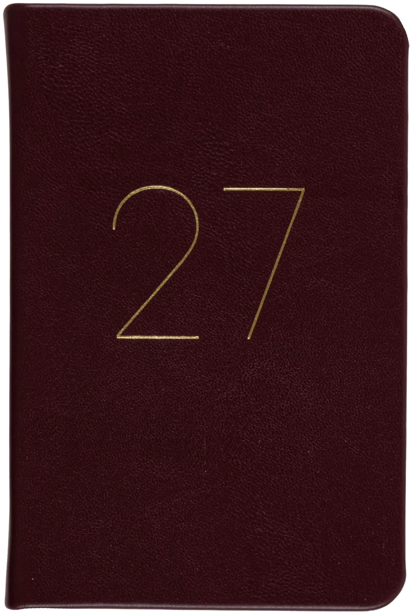 Taskukalenteri 2027 burgundy - 1