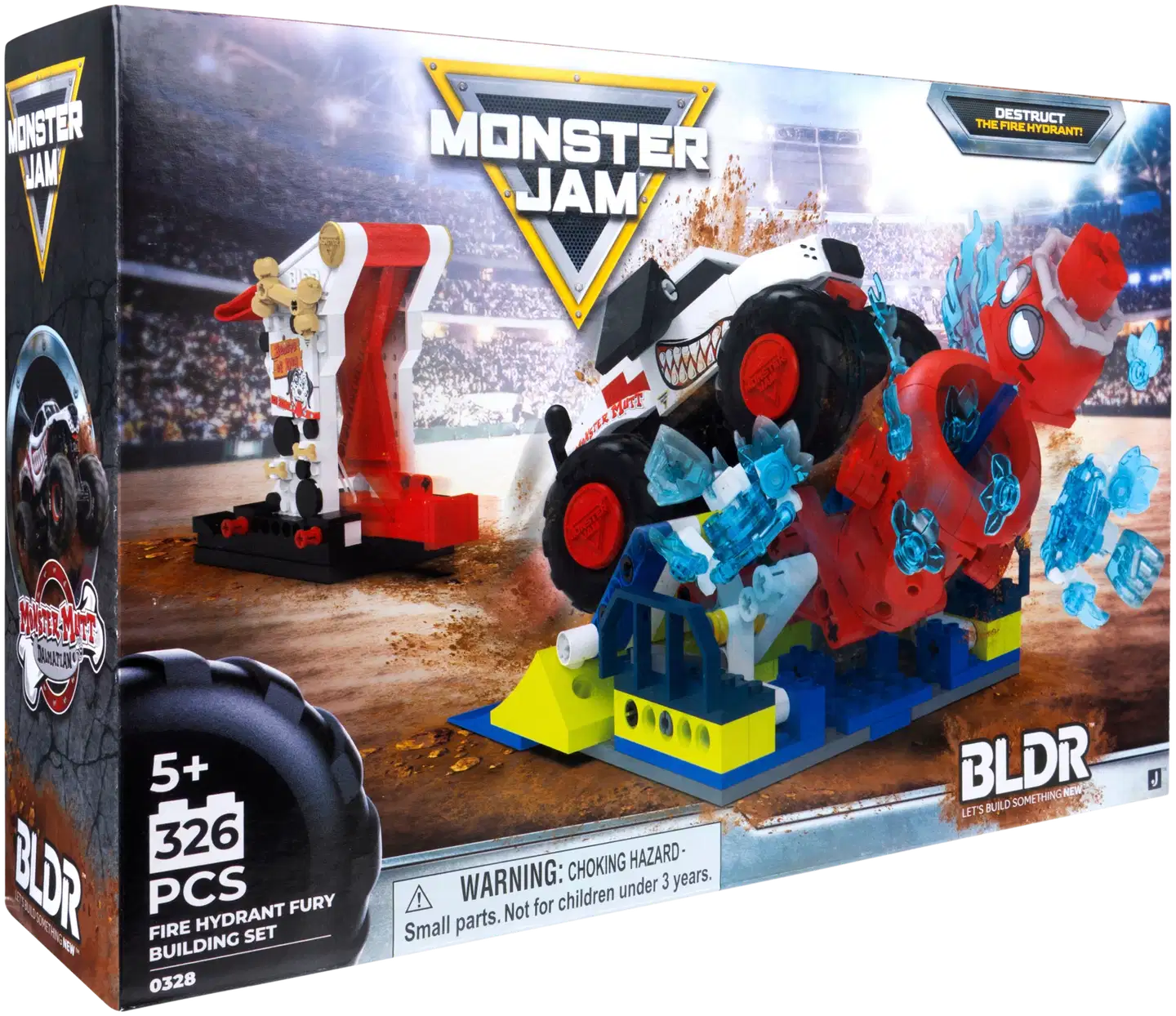BLDR Monster Jam rakennettava stunttisetti - 1