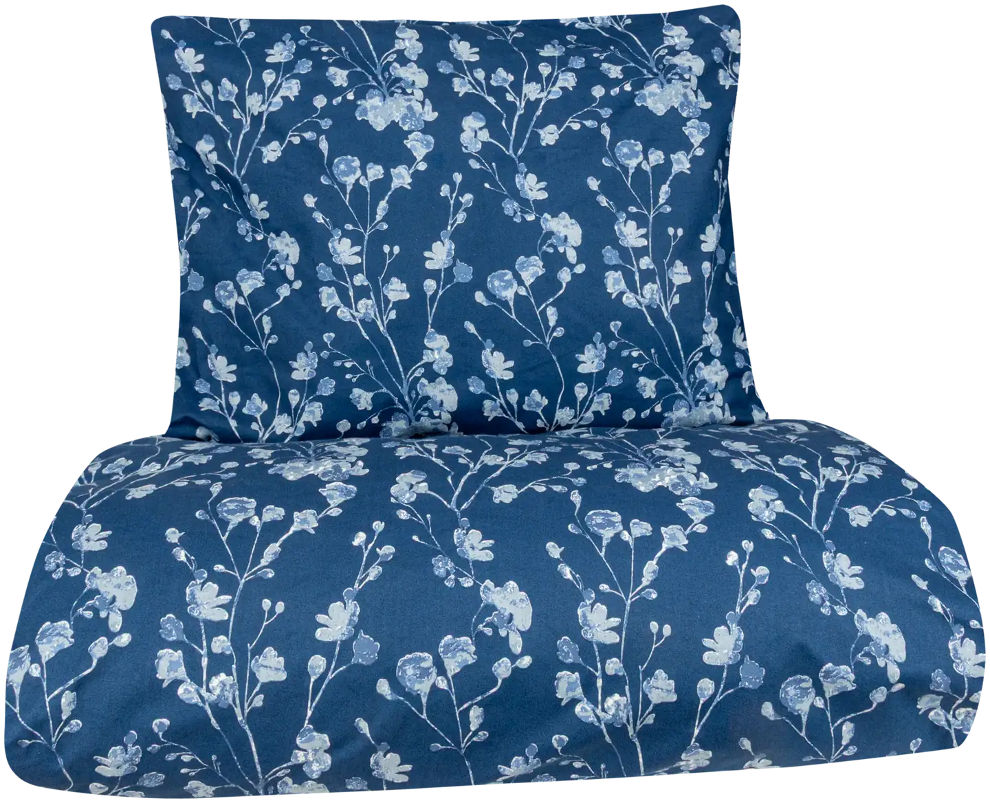 Xtra pussilakanasetti Berry 150 x 210 + 55 x 65 cm sininen - 1