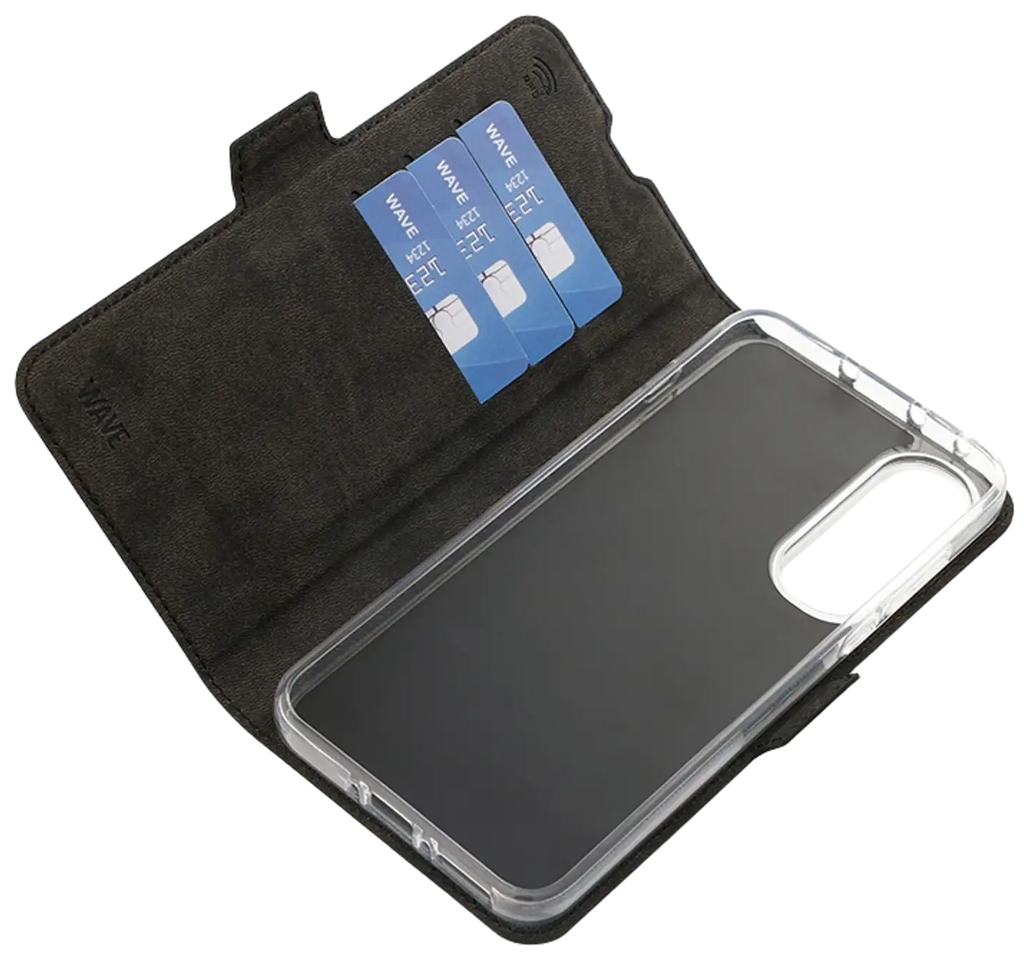 Wave Book Case, OnePlus Nord 5 5G, Musta - 4