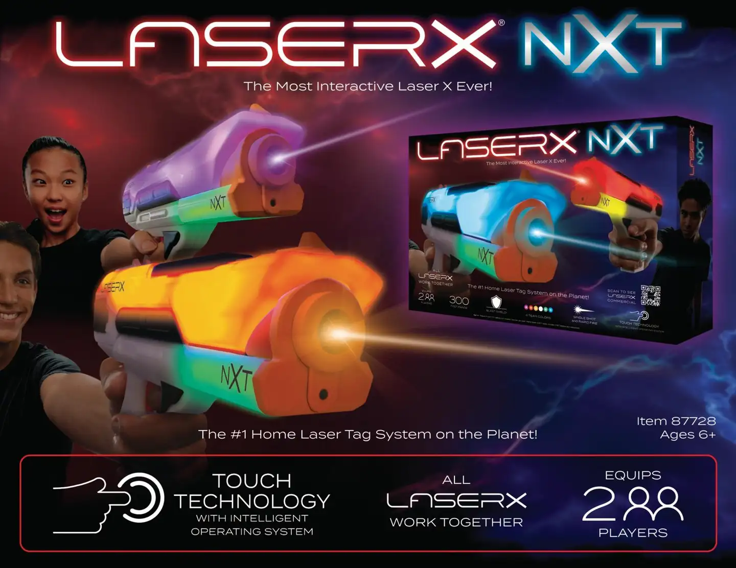 Laser X NXT Double Blaster laserpyssypeli 2 asetta - 4