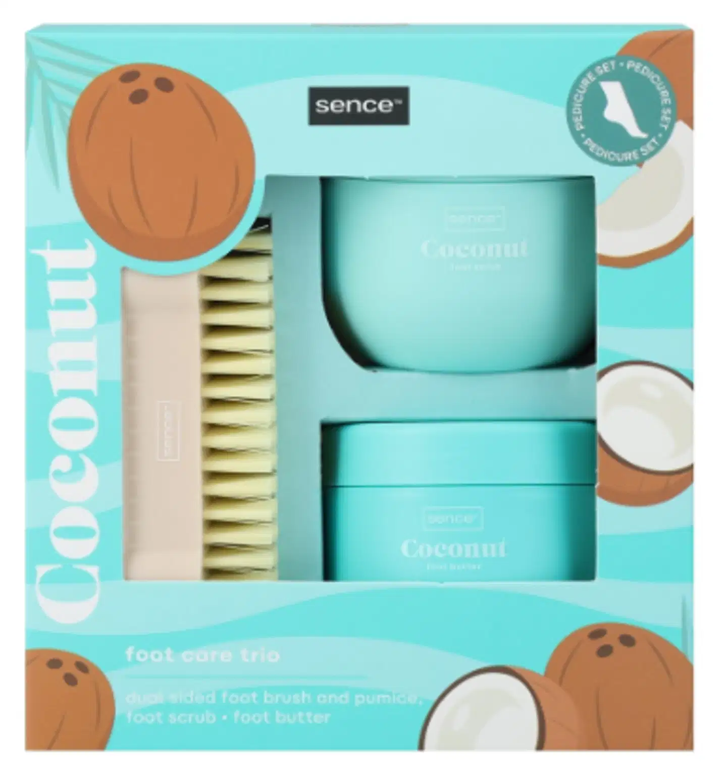 Sence Collection Set 3pcs Foot Kit Coconut The Good Recipe - 1