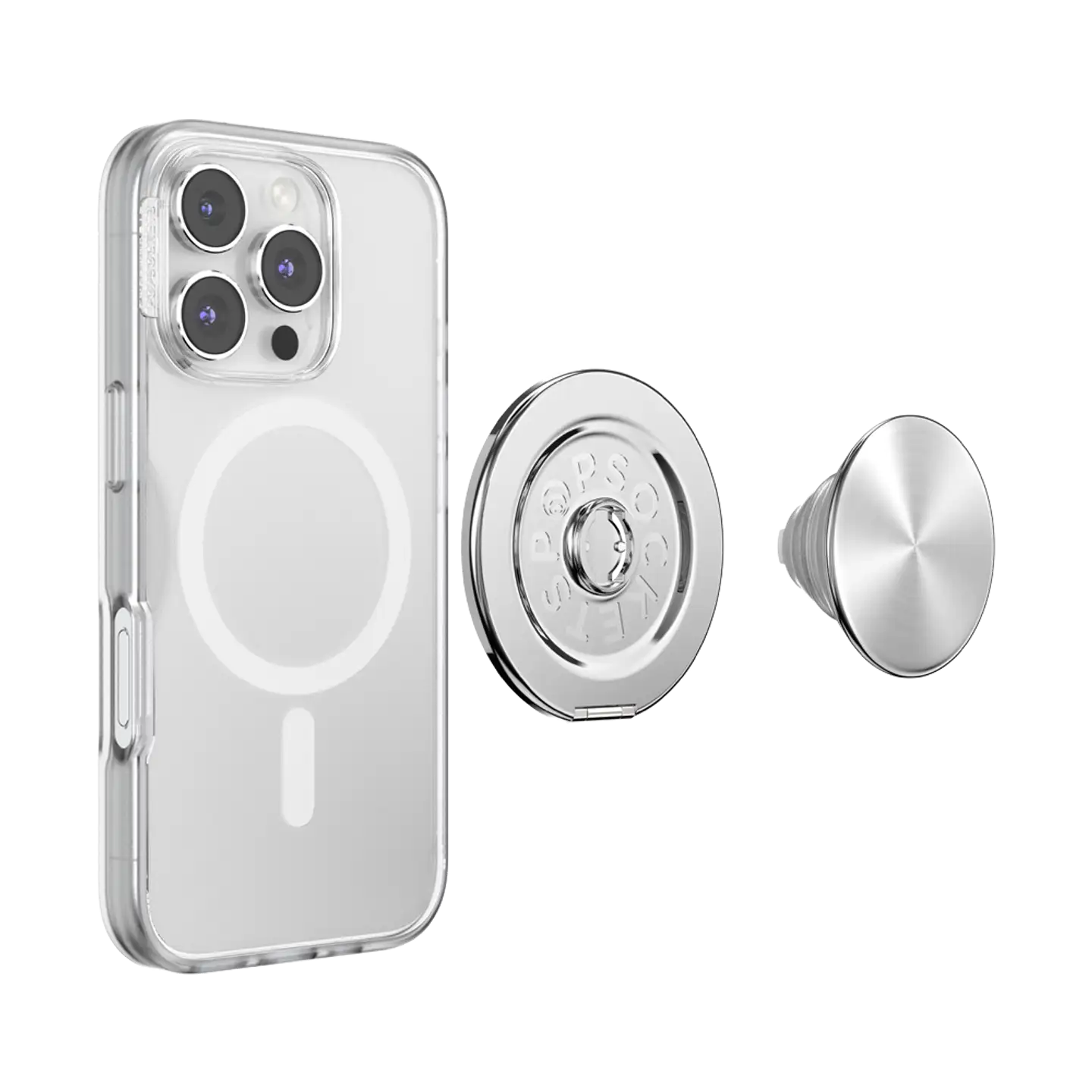 Popsockets puhelinpidike magsafe kick out silver - 13