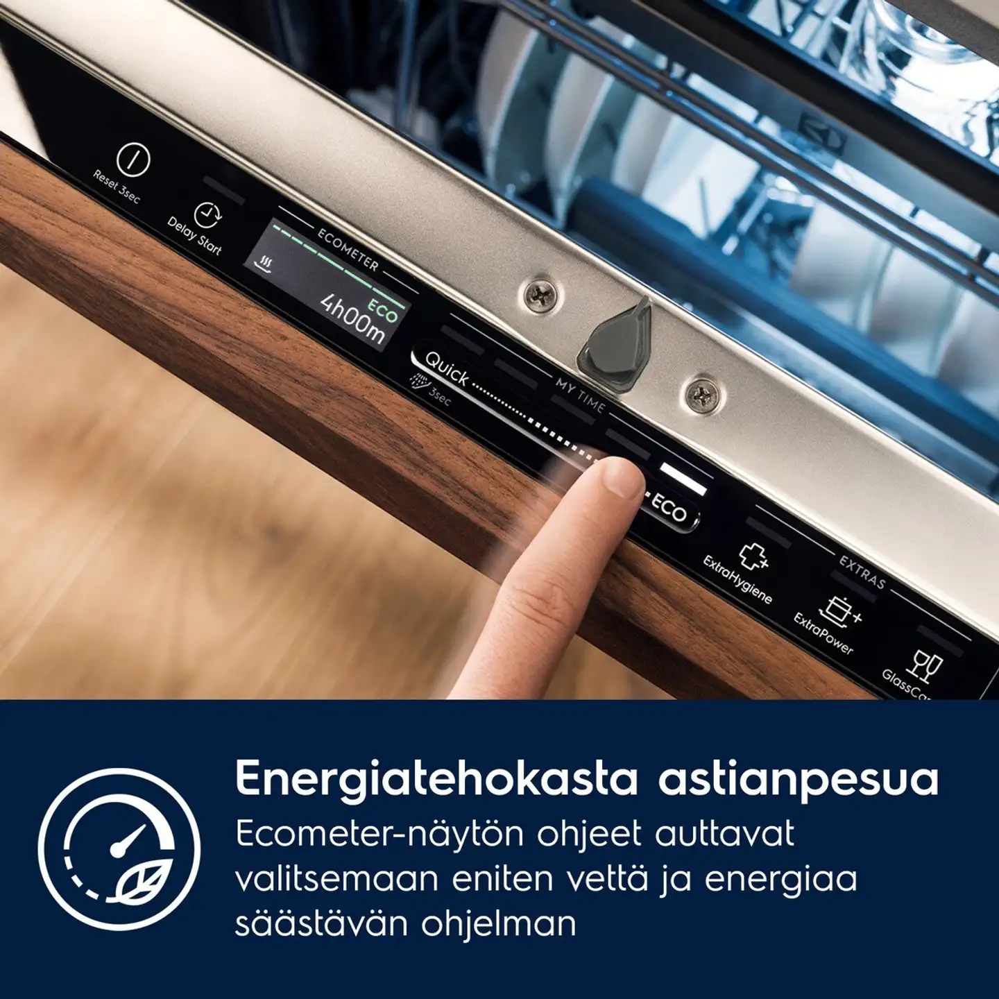 Electrolux integroitava astianpesukone EEQ42200L 45cm valkoinen - 8