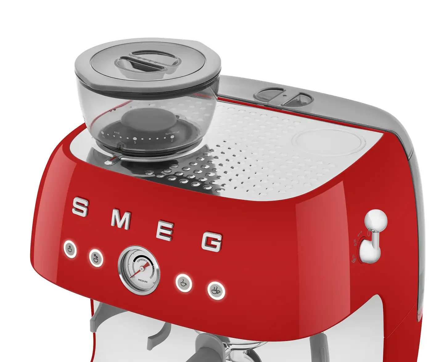 Smeg espressokeitin myllyllä punainen EGF03RDEU - 10