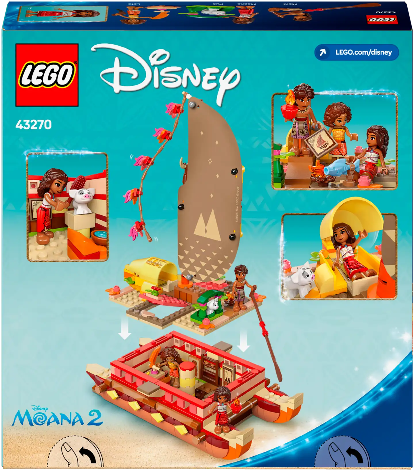 LEGO® Disney Princess 43270 Vaianan seikkailukanootti - 3