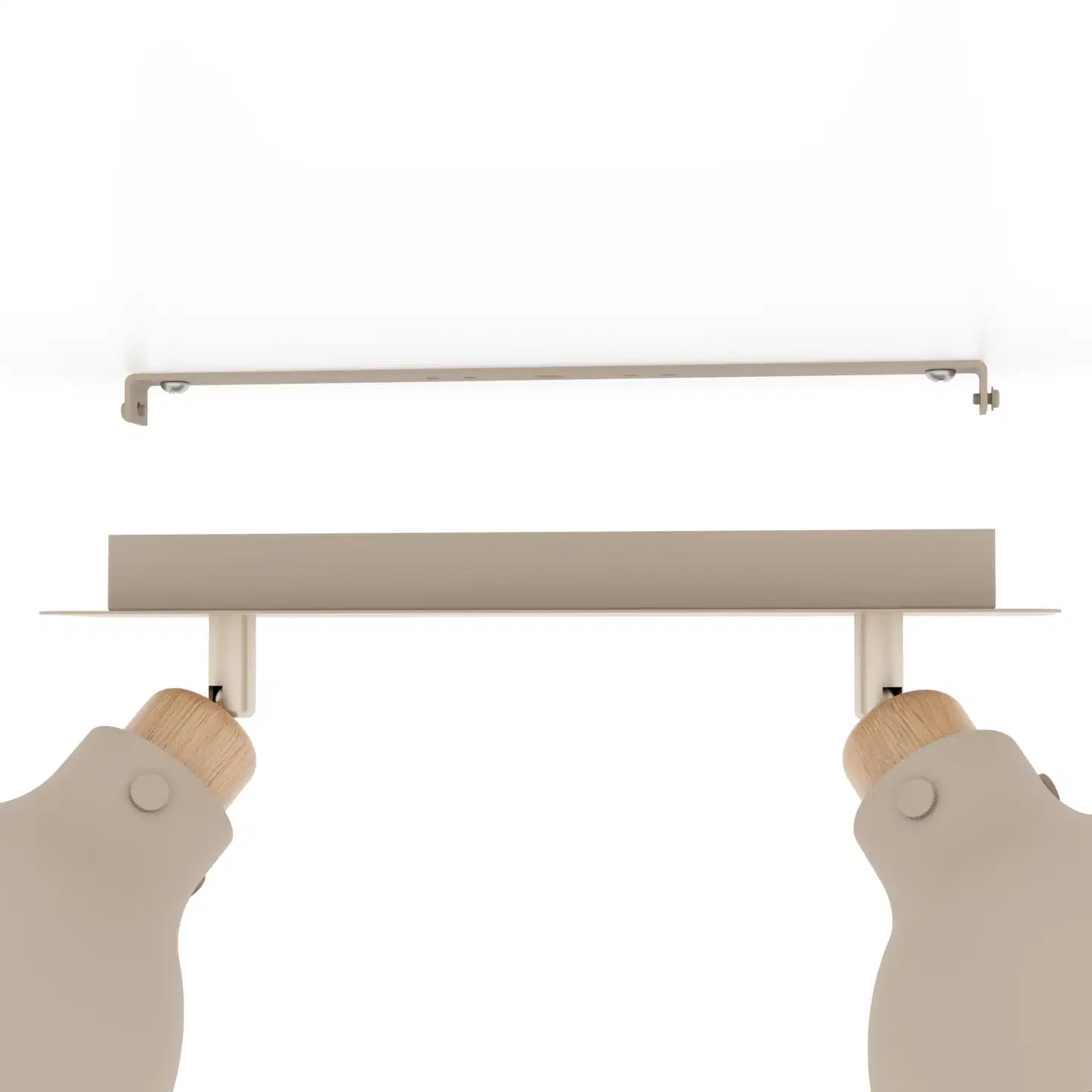 EGLO Kattovalaisin 2-os Arrefice hiekka/puu - 4