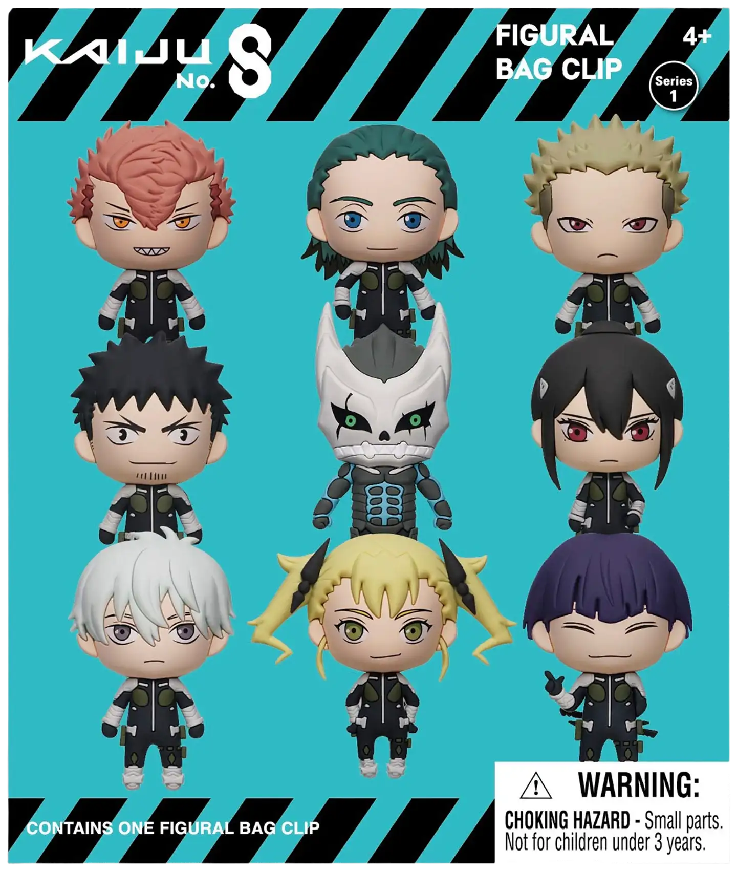 Monogram keräilyhahmo Kaiju No. 8 3D Foam Bag Clip Series 1 - 1