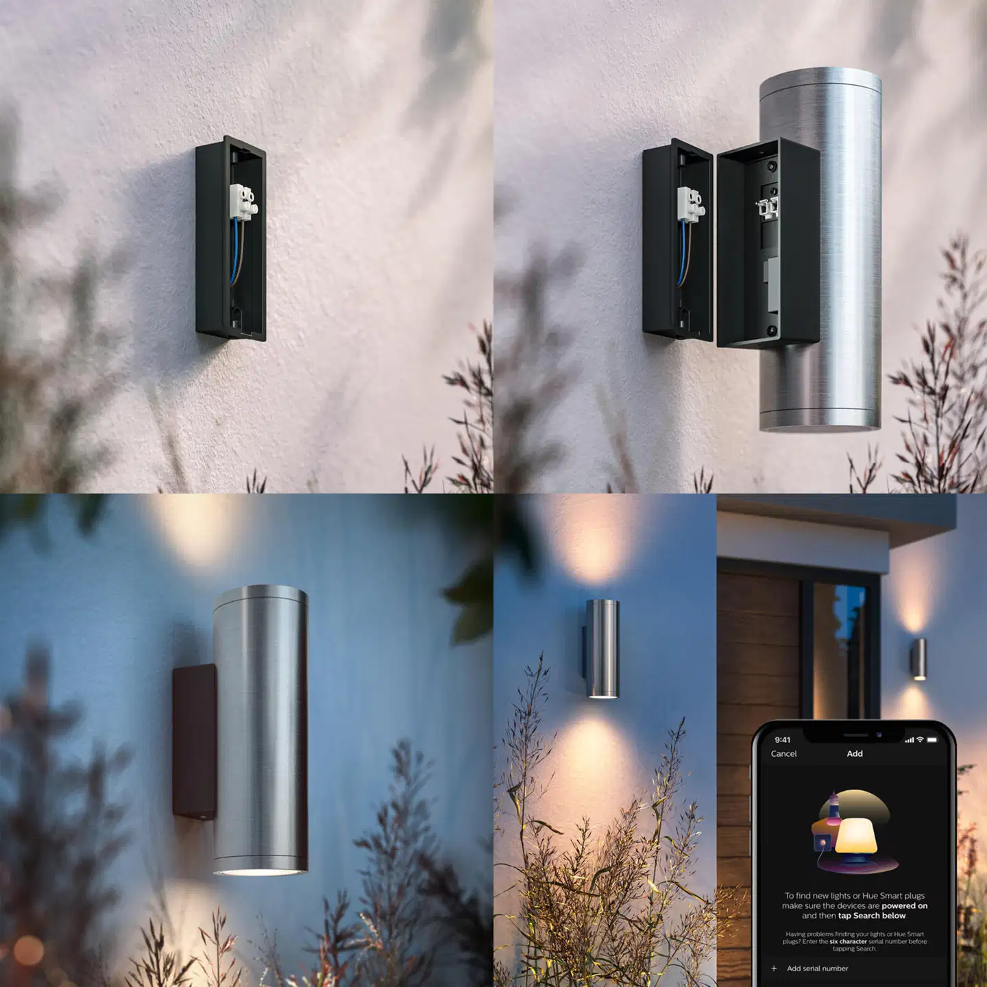 Philips Hue Appear -seinävalaisin ulkokäyttöön 16W 2000-6500K 1180LM inox - 7
