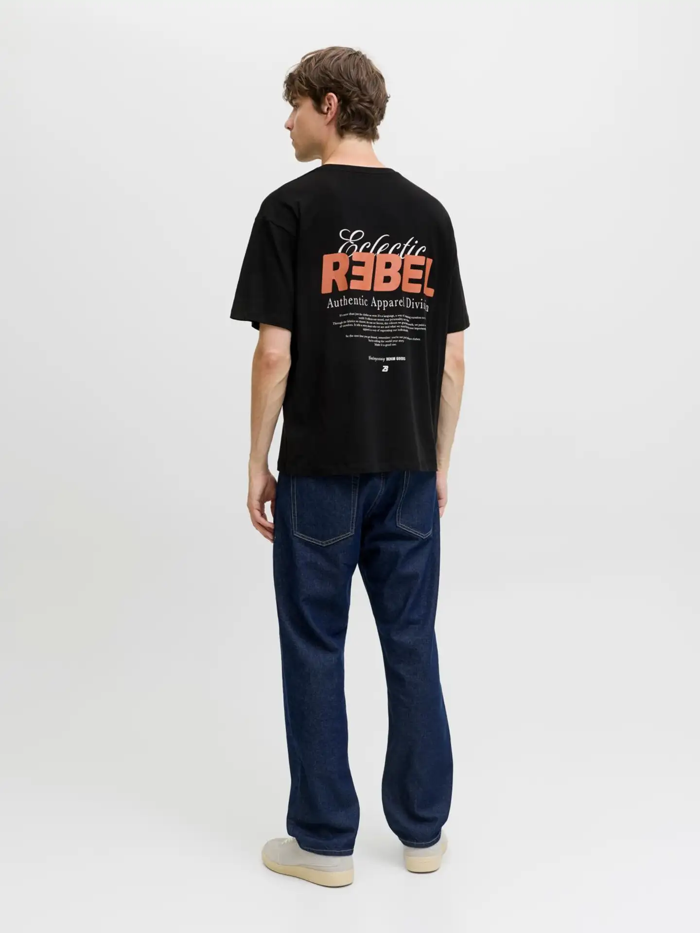 JJ Rebel miesten t-paita JREBJIM - BLACK - 8