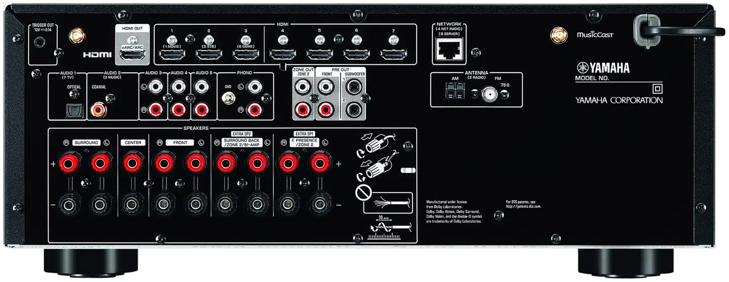 Yamaha AV-vahvistin RXV6ABL - 2
