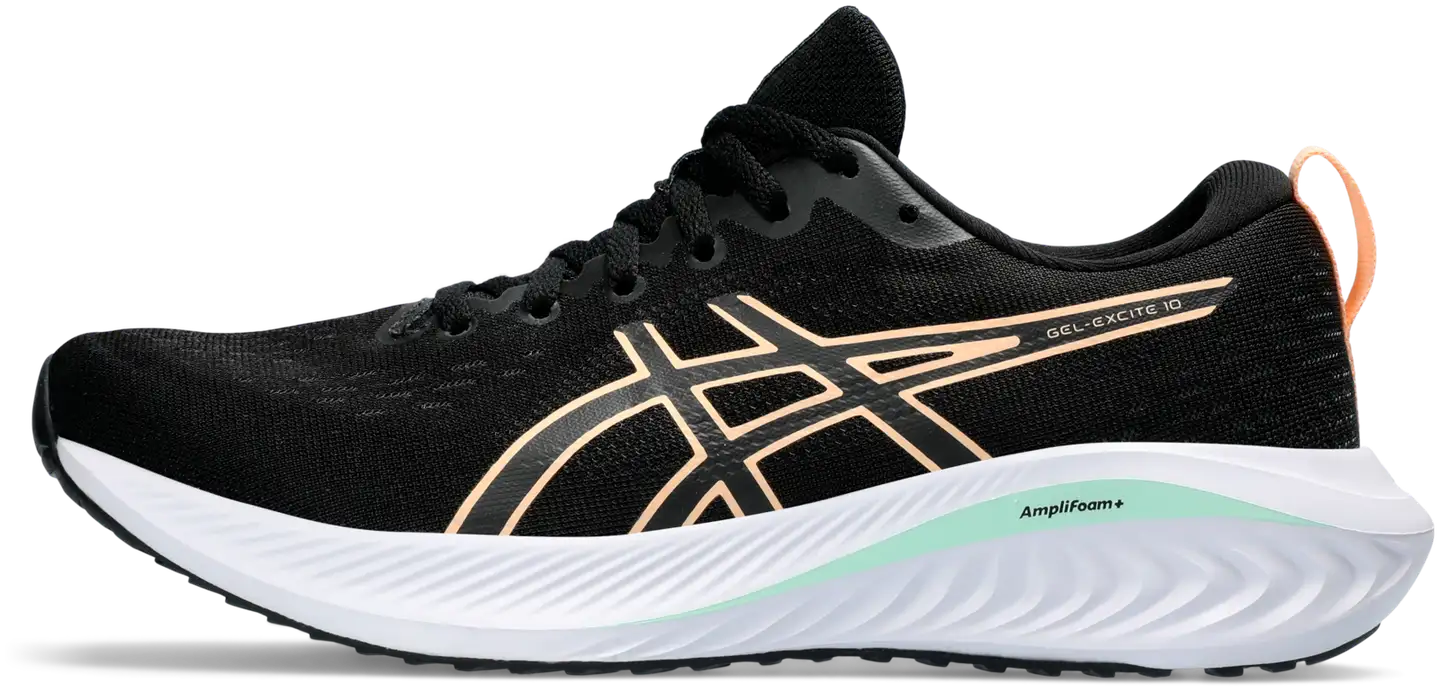 Asics naisten juoksujalkine Gel-Excite 10 - BLACK/APRICOT CRUSH - 3