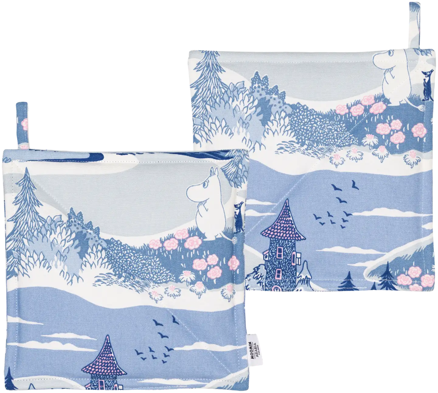 Muumi patalaput Kotona viimein 22x22cm 2pcs