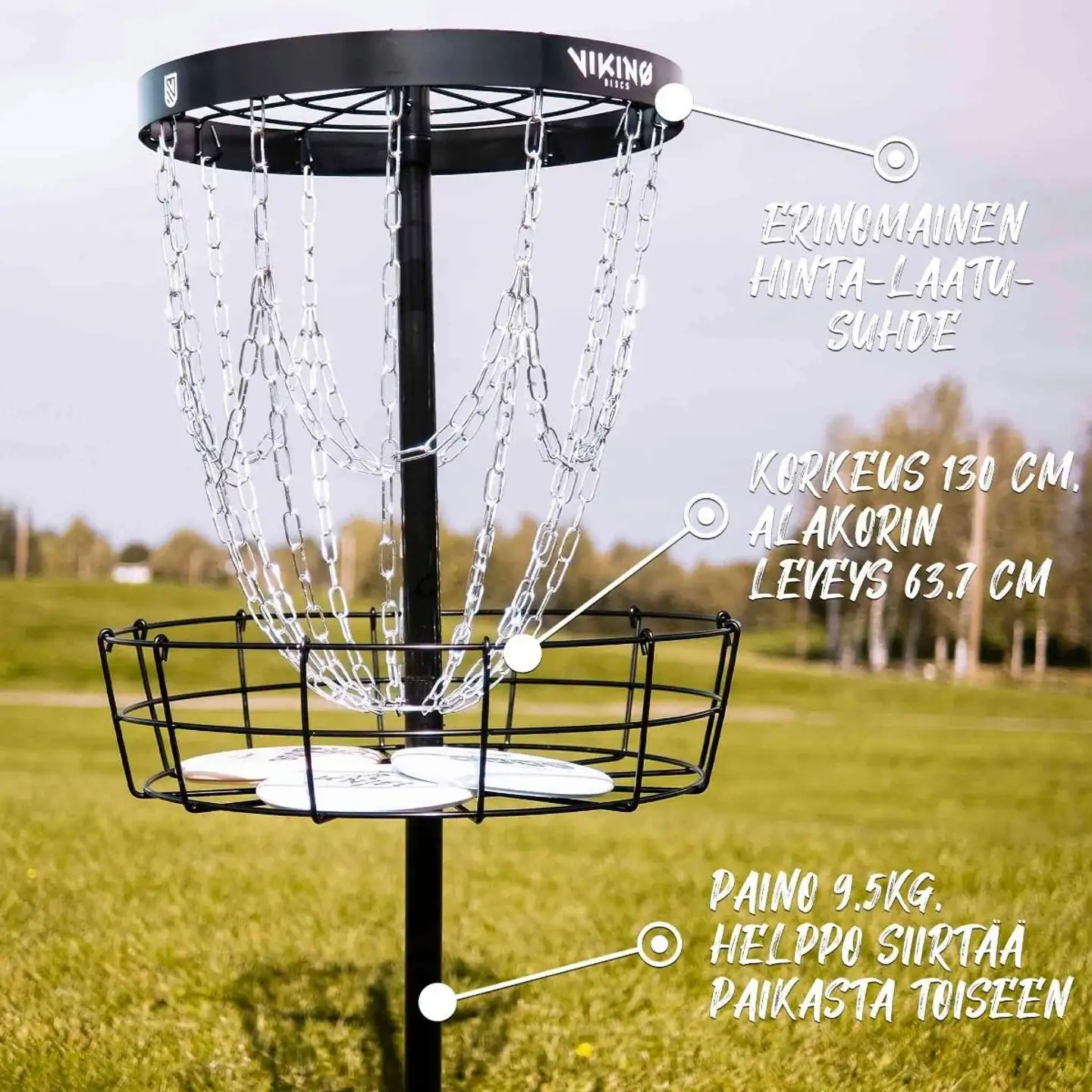 Frisbeegolfkori Battle Basket Pro - 6