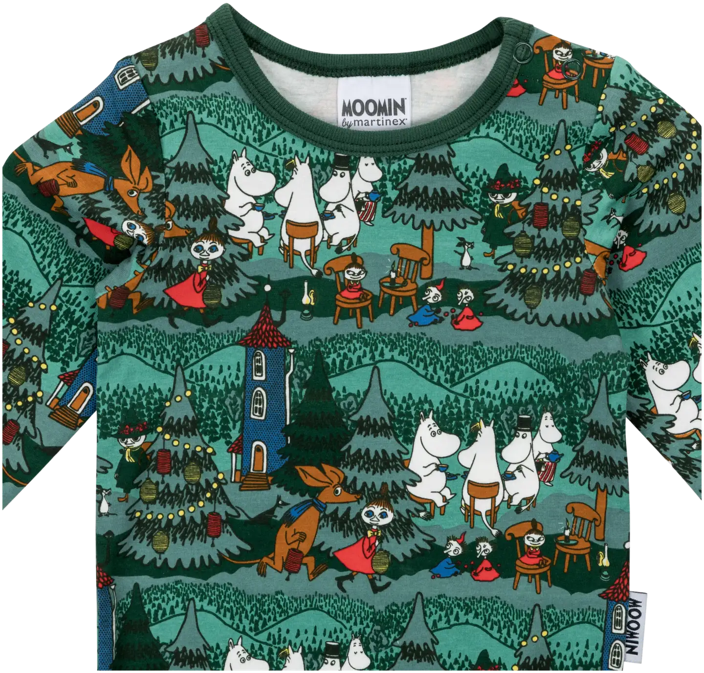Moomin by Martinex vauvojen body Pihajuhla 590094 - VIHREÄ - 2