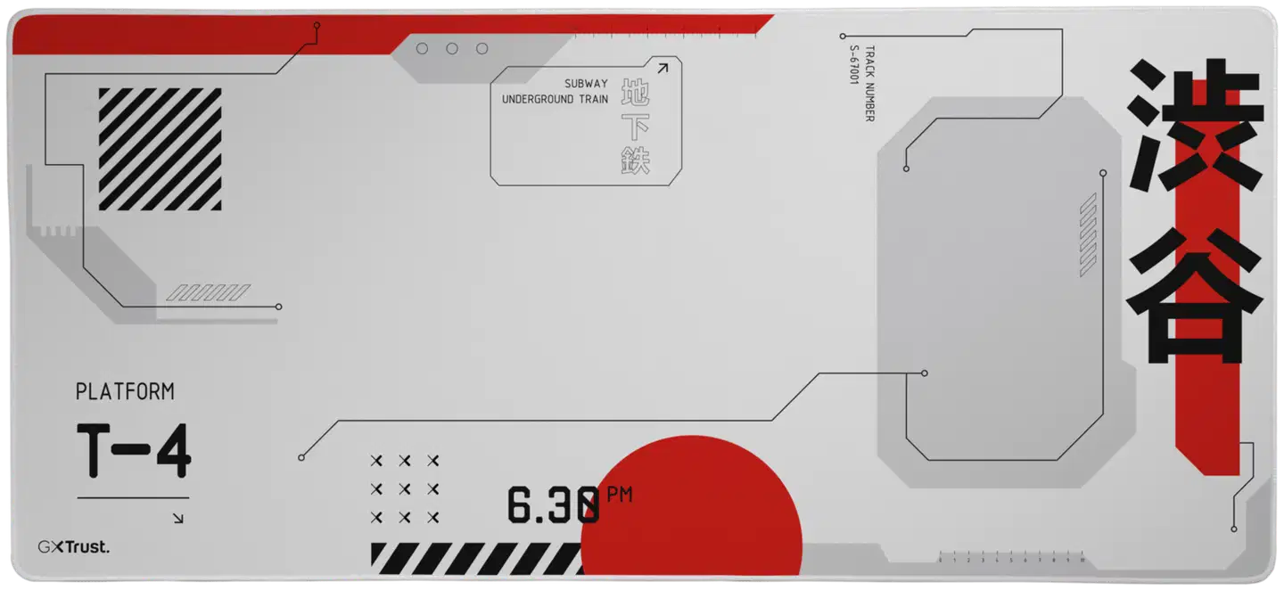 Trust GXT759 XXL Hiirimatto Japani valk - 1
