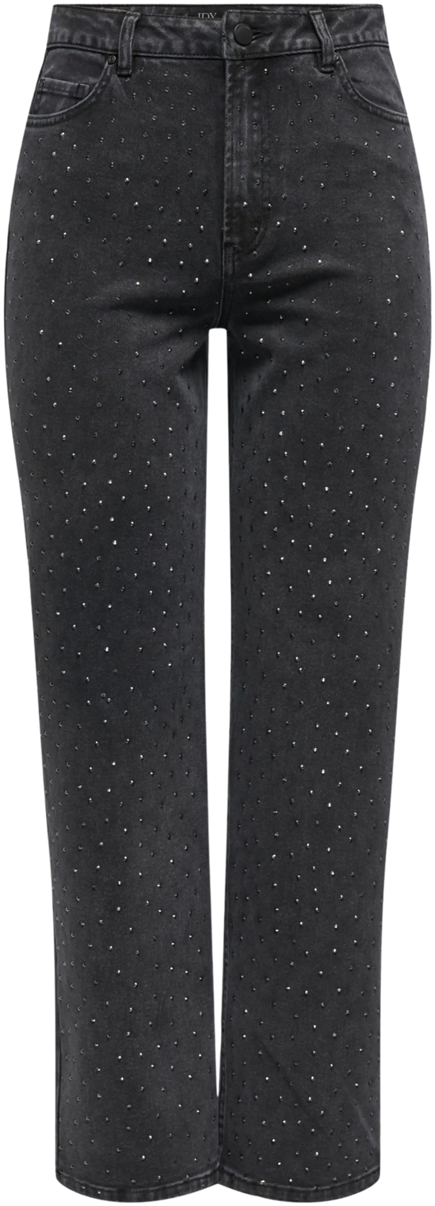 JDY naisten trendikkäät suorat farkut Jdystine - black denim - 1