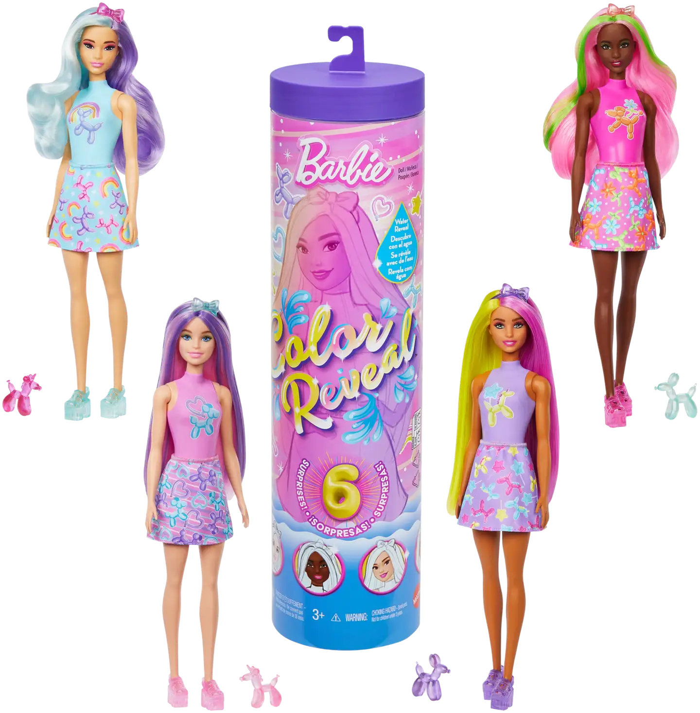 Barbie Color Reveal Balloon Animals - 1