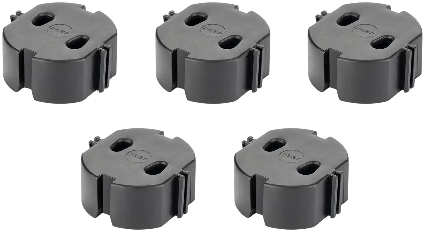 Reer pistorasian kansi 5kpl, musta - 1