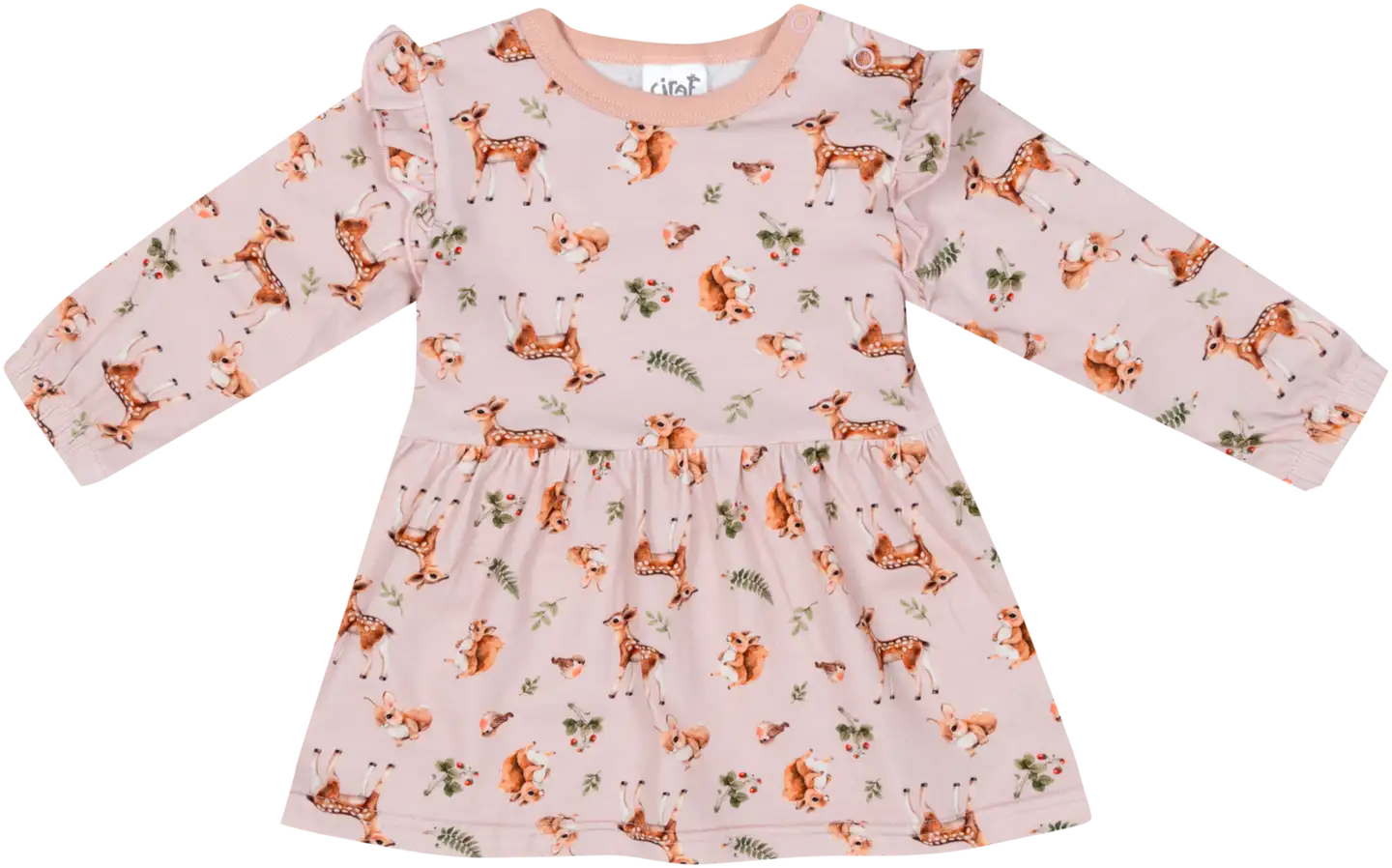 Ciraf vauvojen mekko Metsänväki - forest animal aop - 1