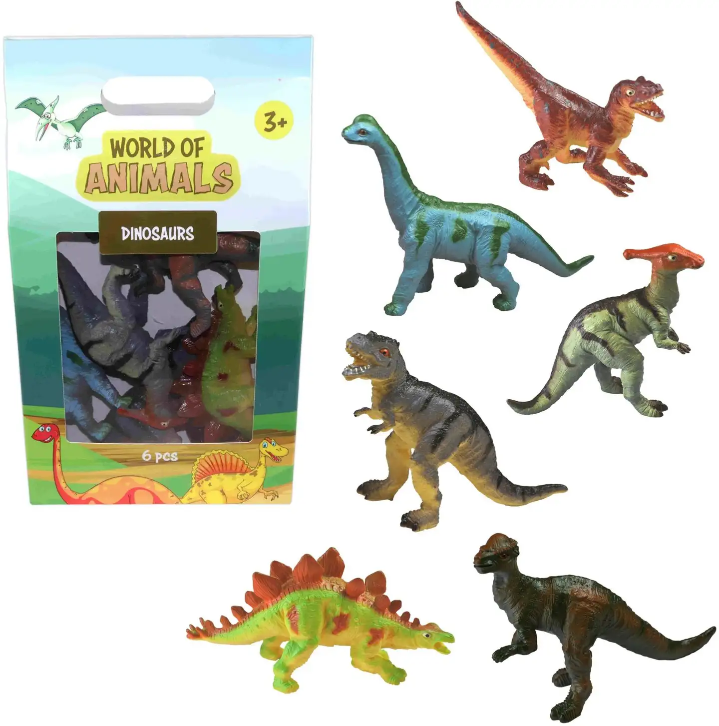 Toyrock pienet dinosaurukset 6 kpl - 1