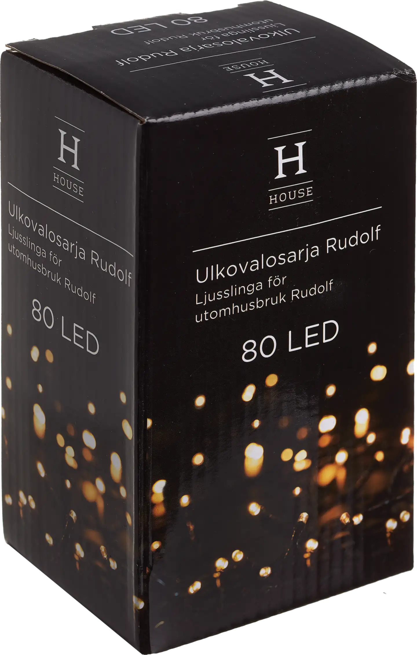 House ulkovalosarja Rudolf, 80 LED-lamppua