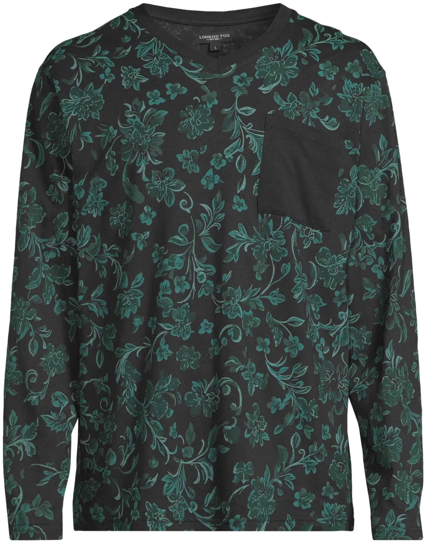 London Fog miesten pyjama 191L422677 - BLACK/AOP - 2