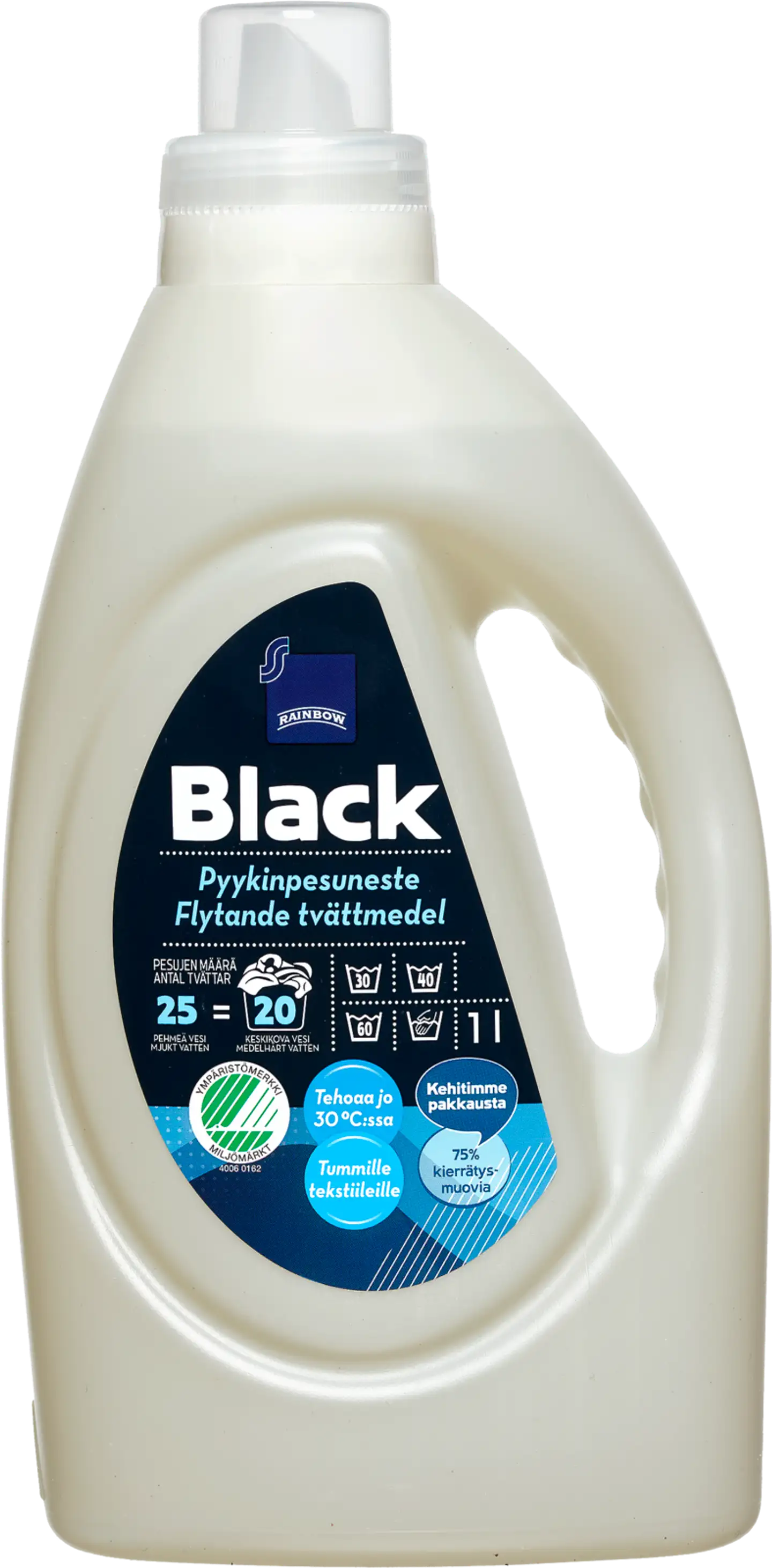 Rainbow 1l Black pyykinpesuneste