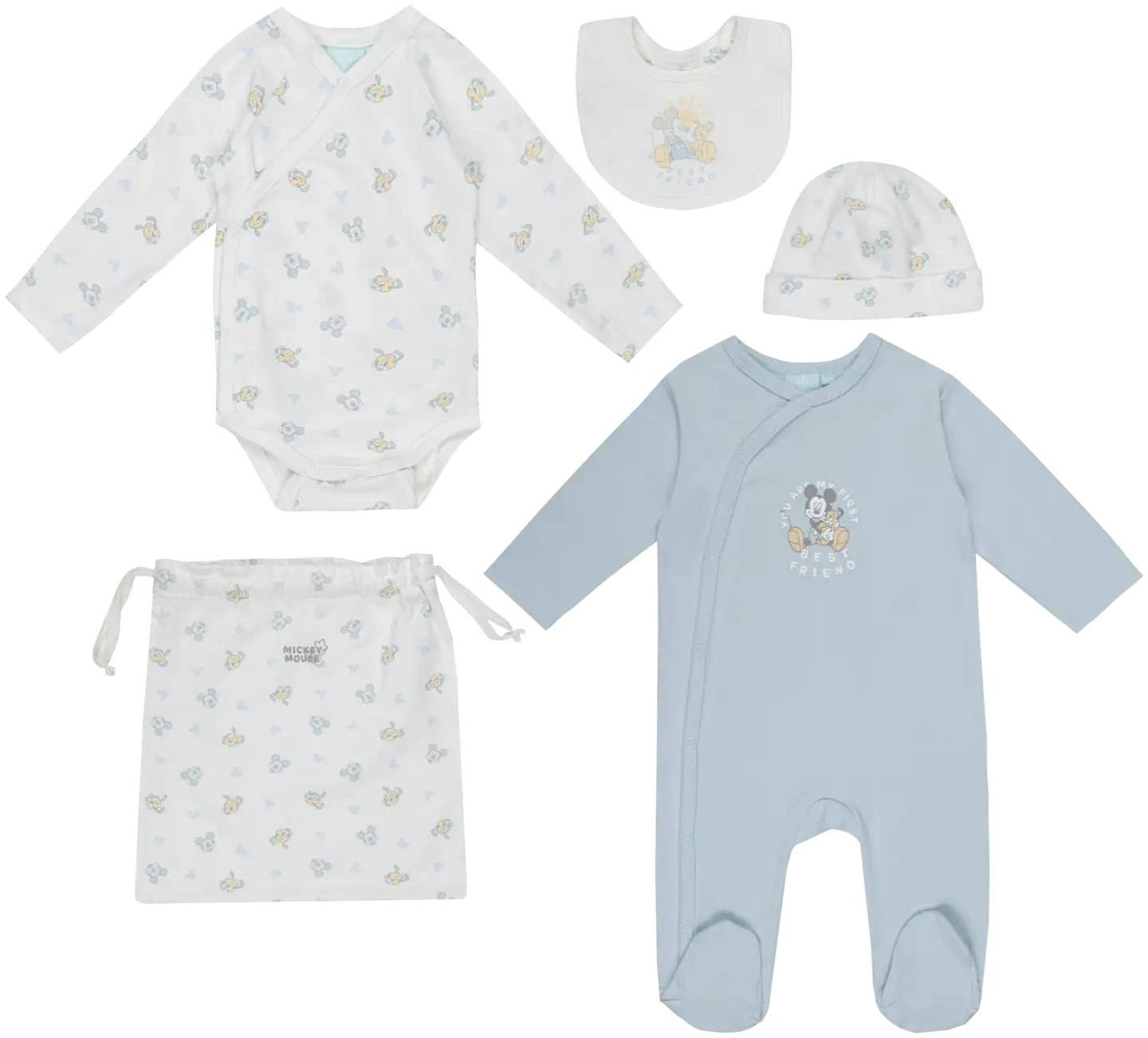 Disney vauvojen 5-osainen setti Mikki I276952 - SKY LIGHT - 1