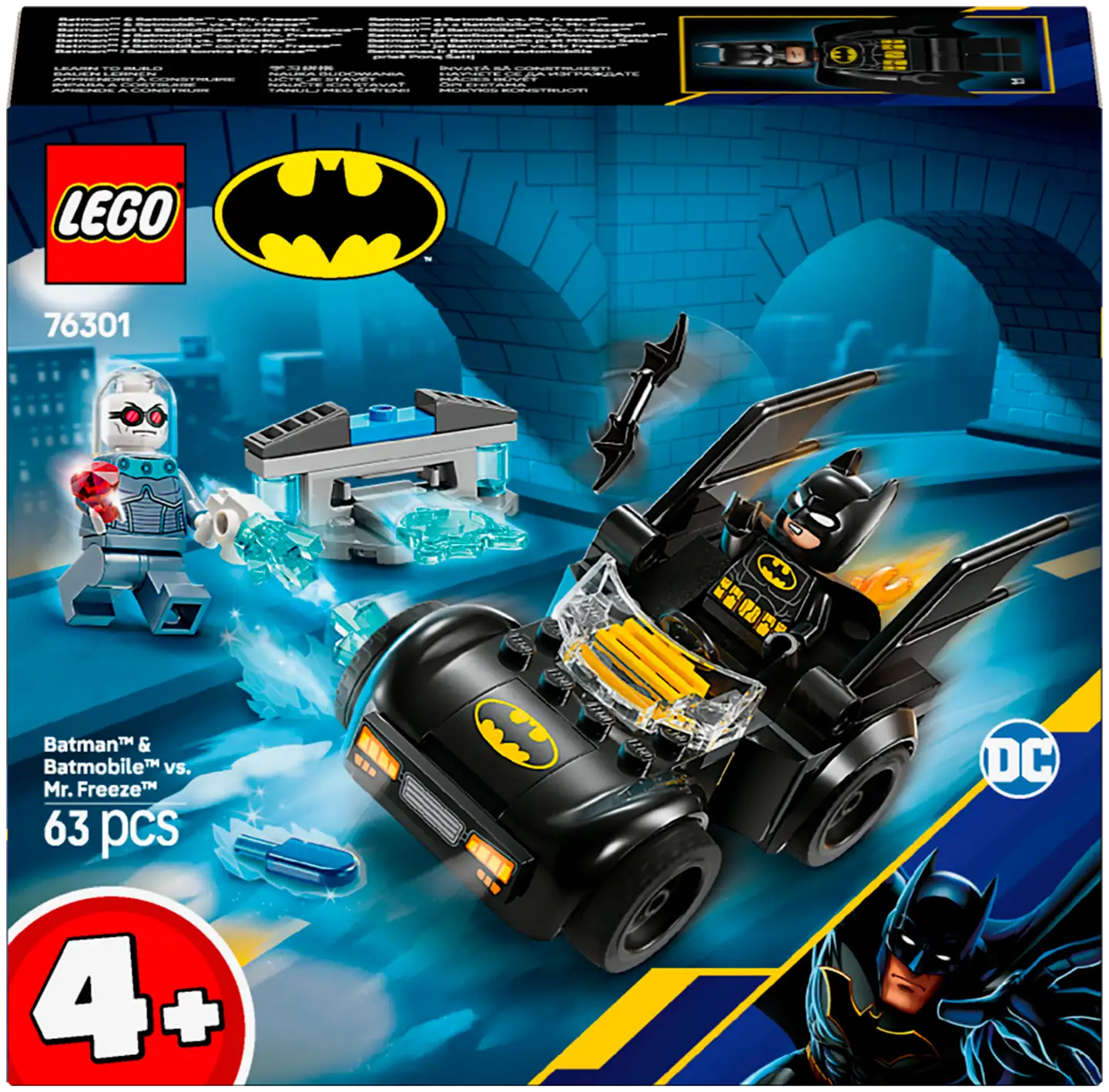 LEGO® Super Heroes DC 76301 Batman™ ja Batmobile™ vastaan Pakkasherra - 2