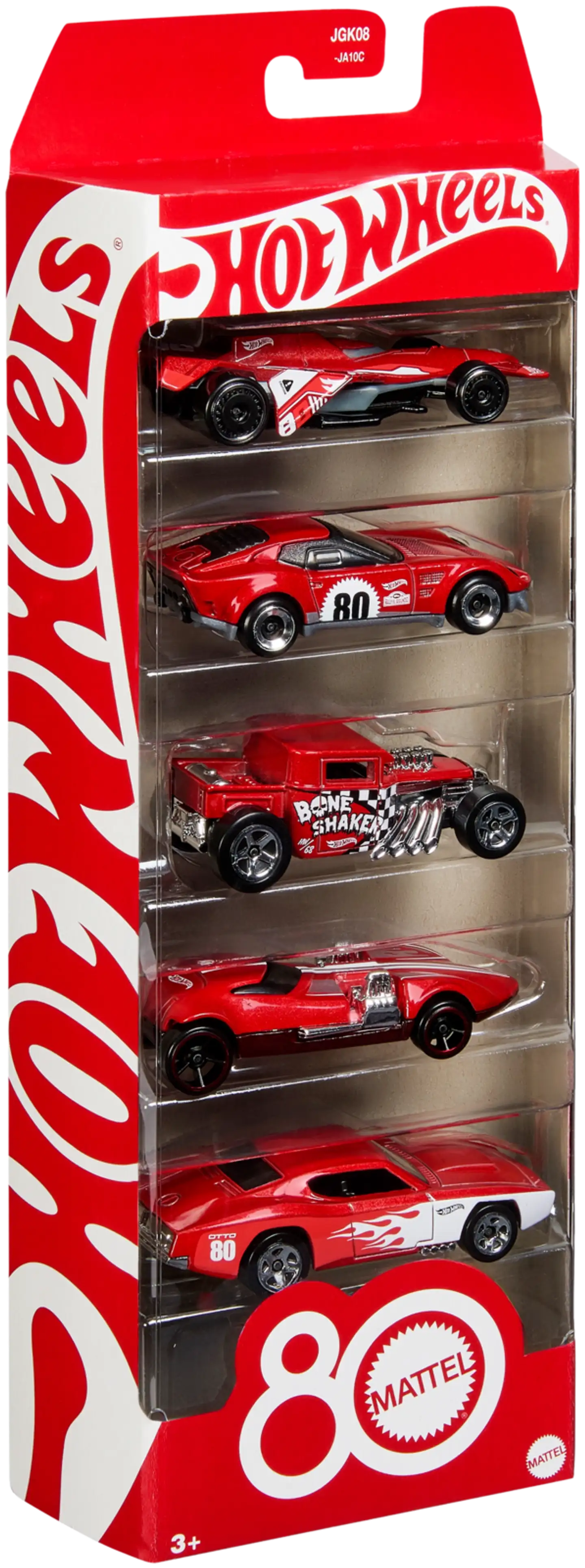 Hot Wheels -Pikkuautot 5 Kpl Mattel 80Th - 2