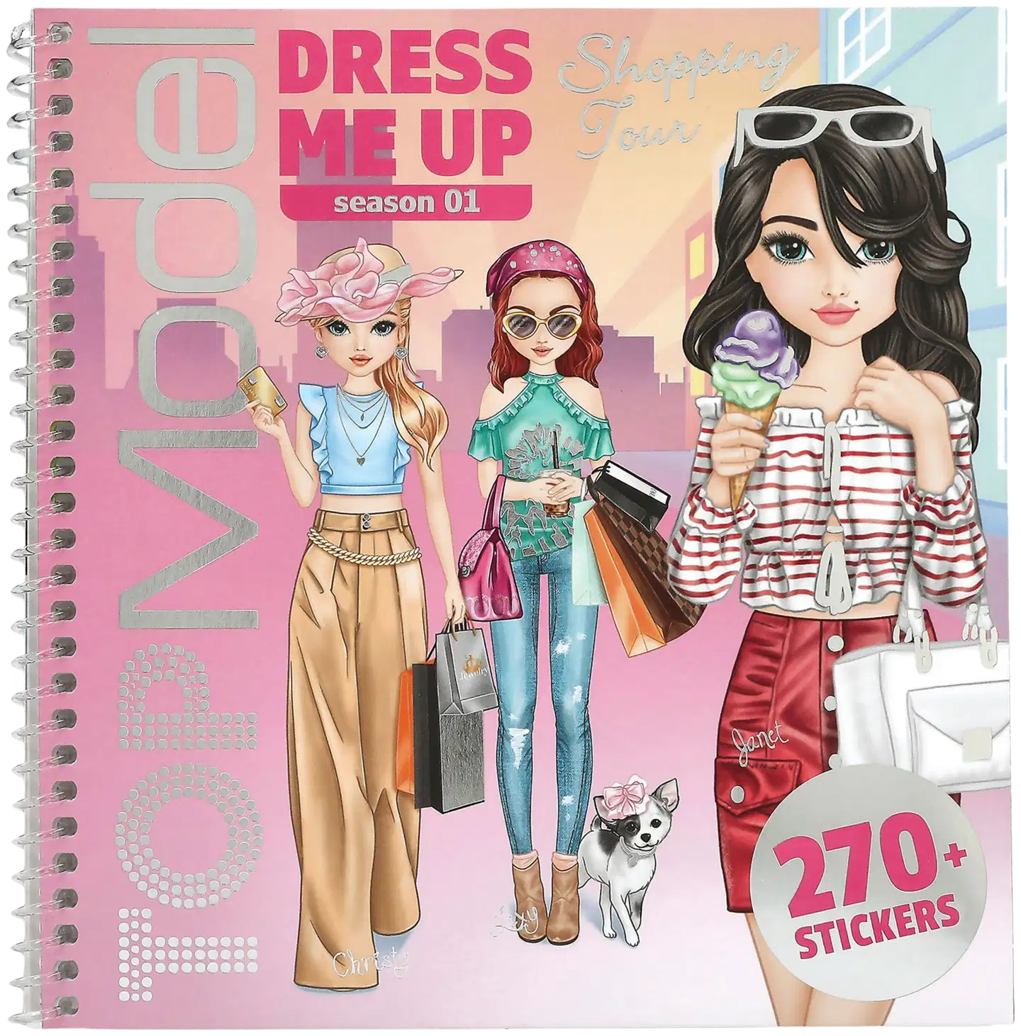 TOPModel Dress Me Up tarrakirja, Shopping Tour - 1