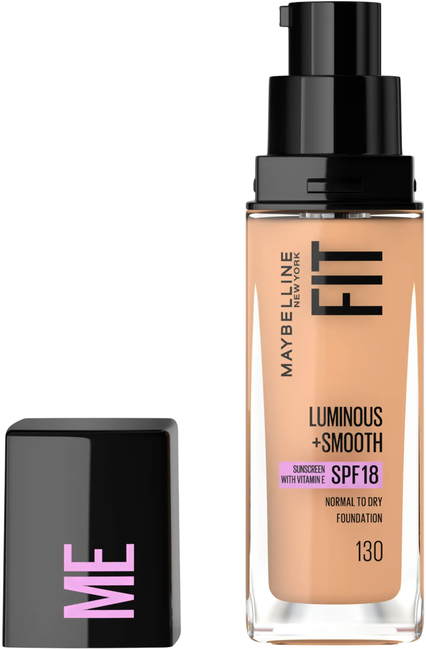 Maybelline New York  Fit Me Luminous & Smooth 130 Buff Beige -meikkivoide 30ml - 2